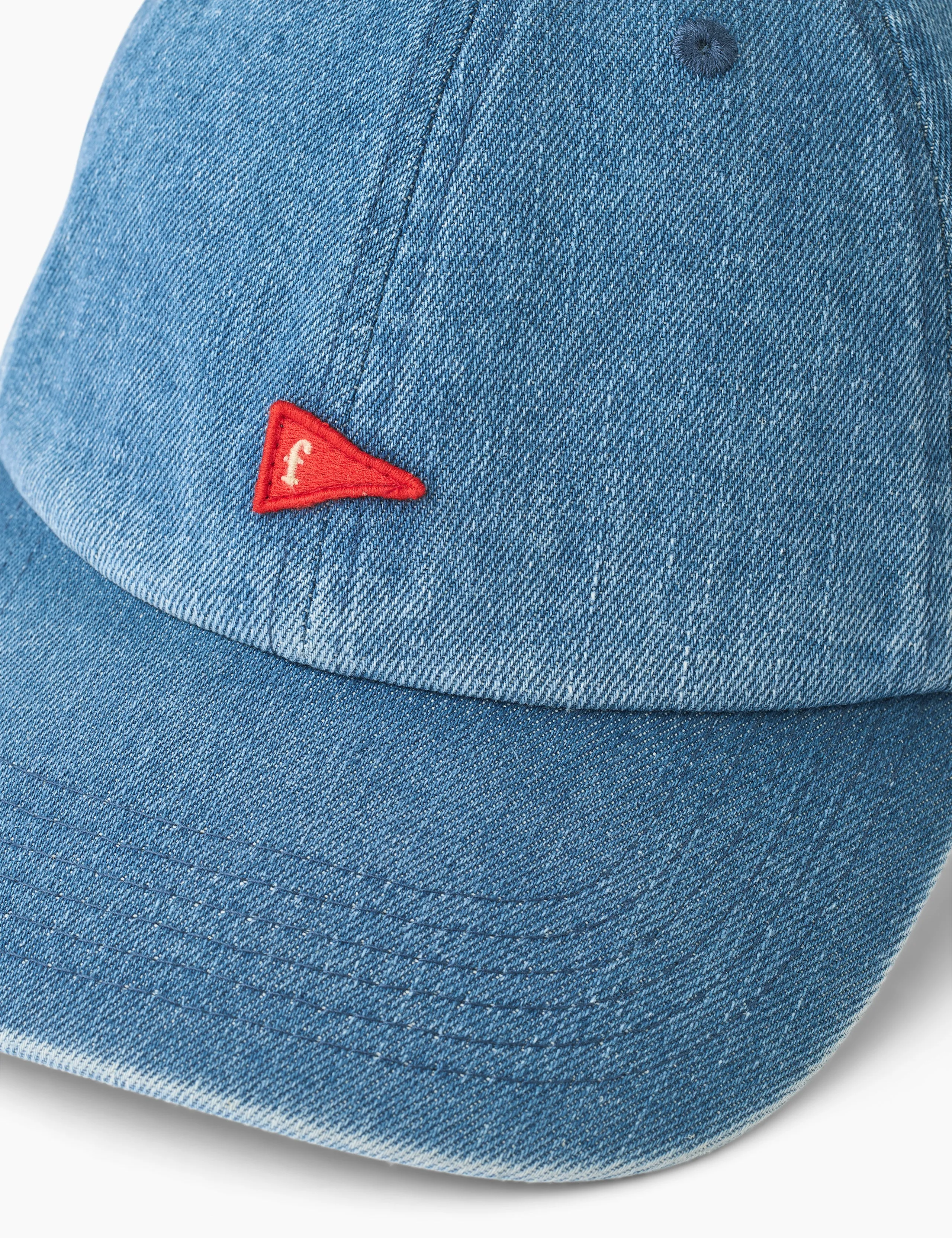 FLAG WASHED CAP - DENIM sold by Foret product image thumbnail 2