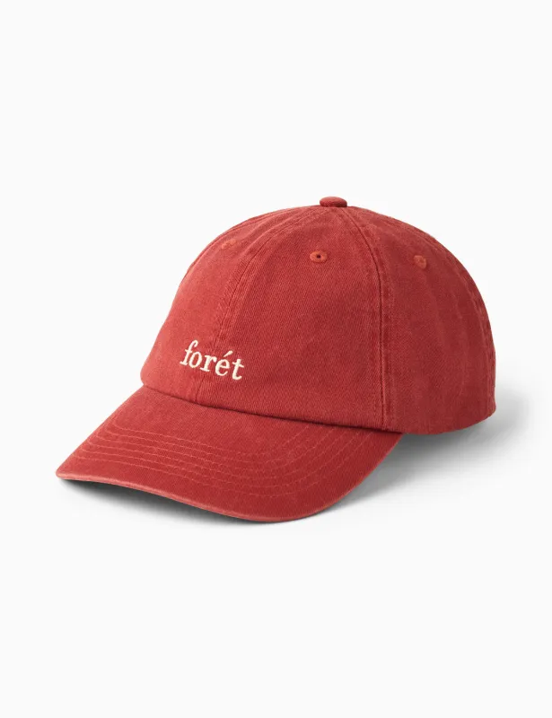 HAWK WASHED CAP - RED made by Foret