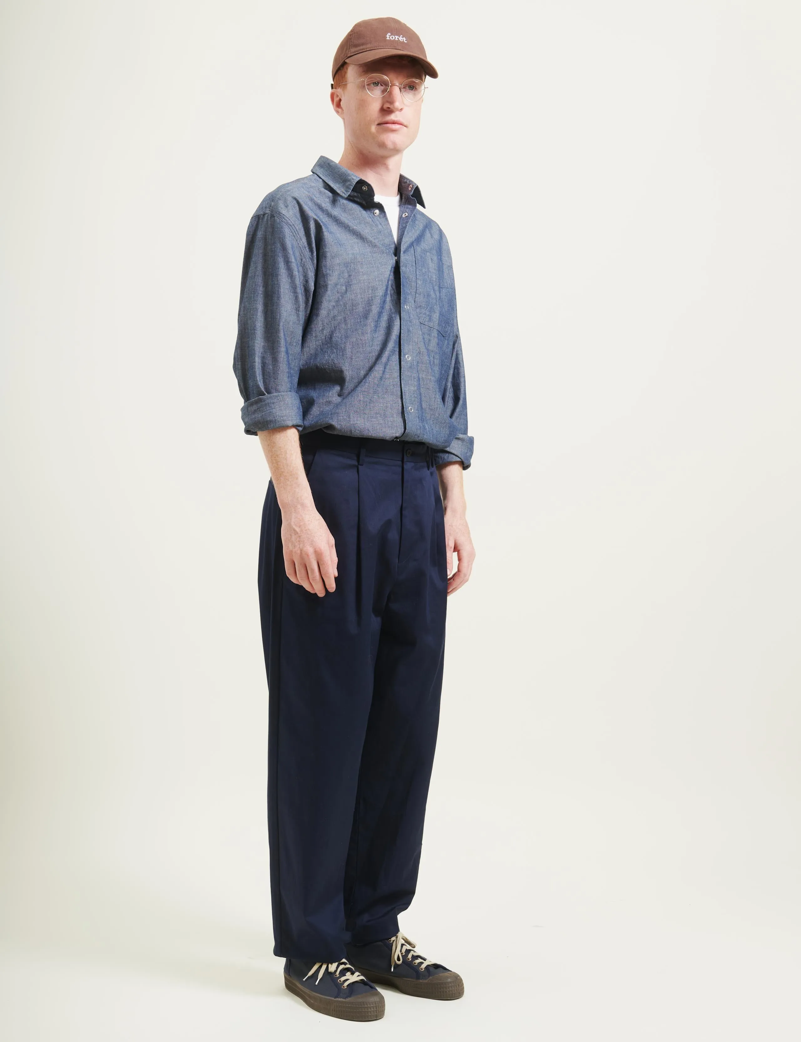 MAPLE CHAMBRAY REGULAR FIT SHIRT - CHAMBRAY sold by Foret product image thumbnail 3