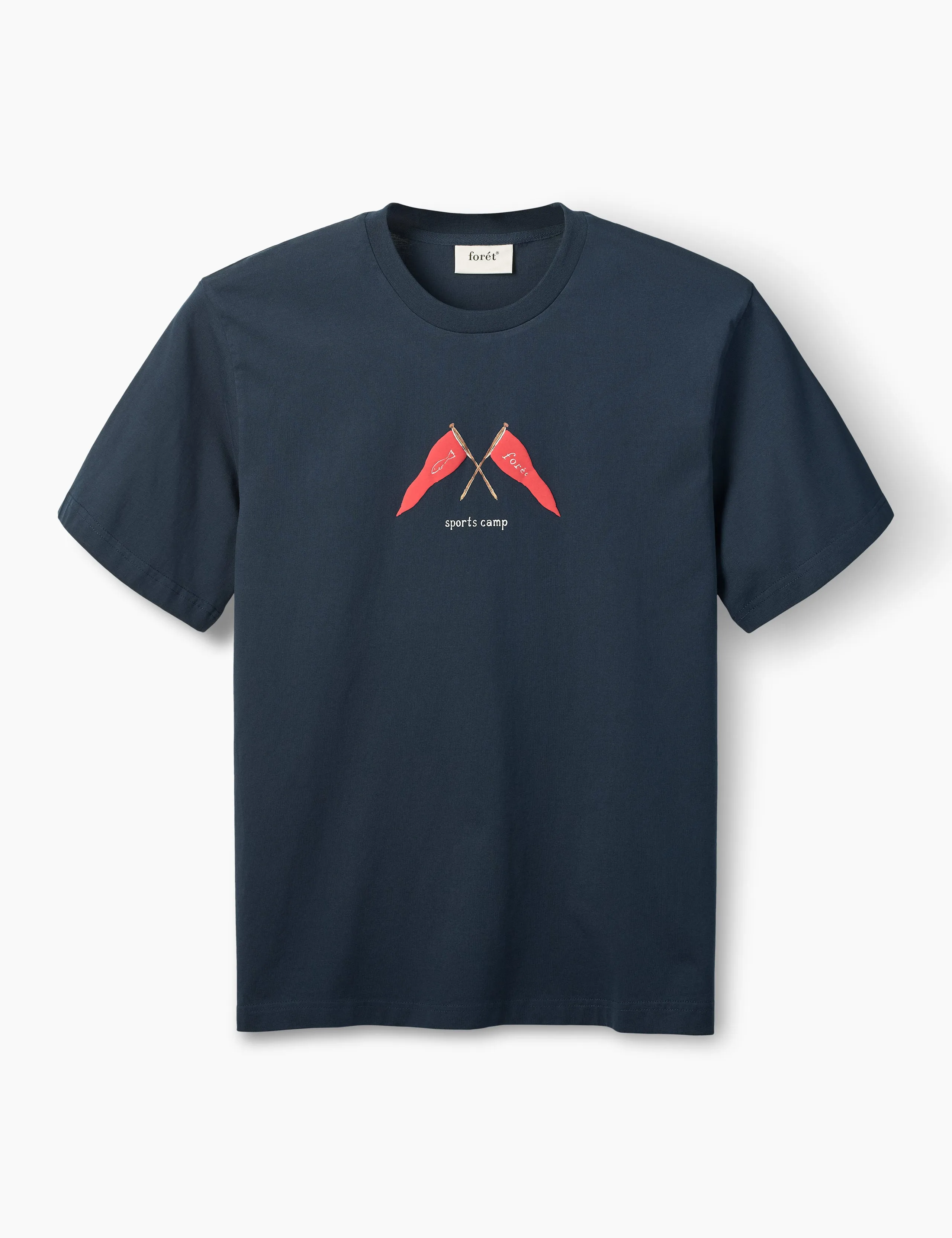 PENNANT T-SHIRT - NAVY sold by Foret