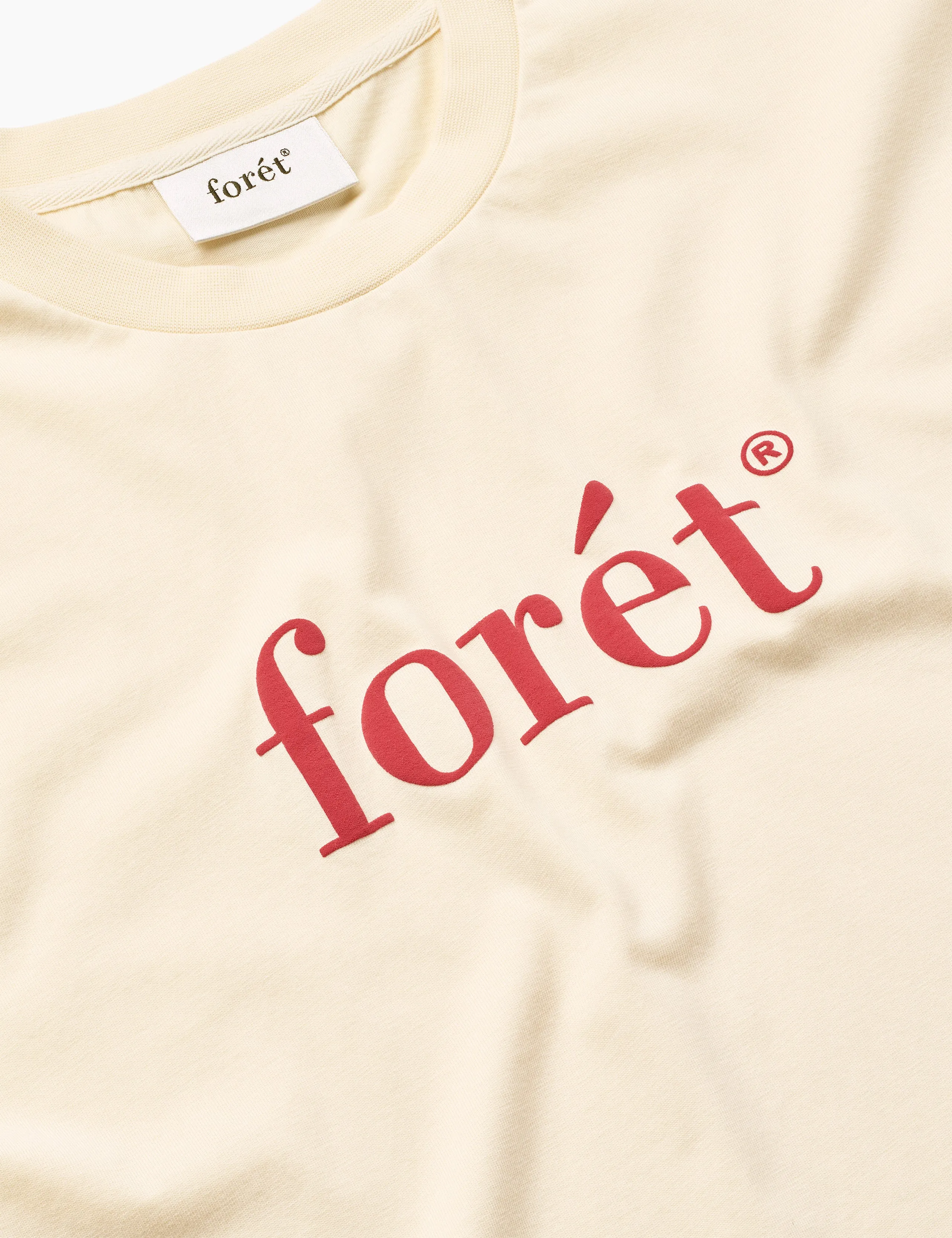 AMBER T-SHIRT - CLOUD/VINTAGE RED sold by Foret product image thumbnail 2