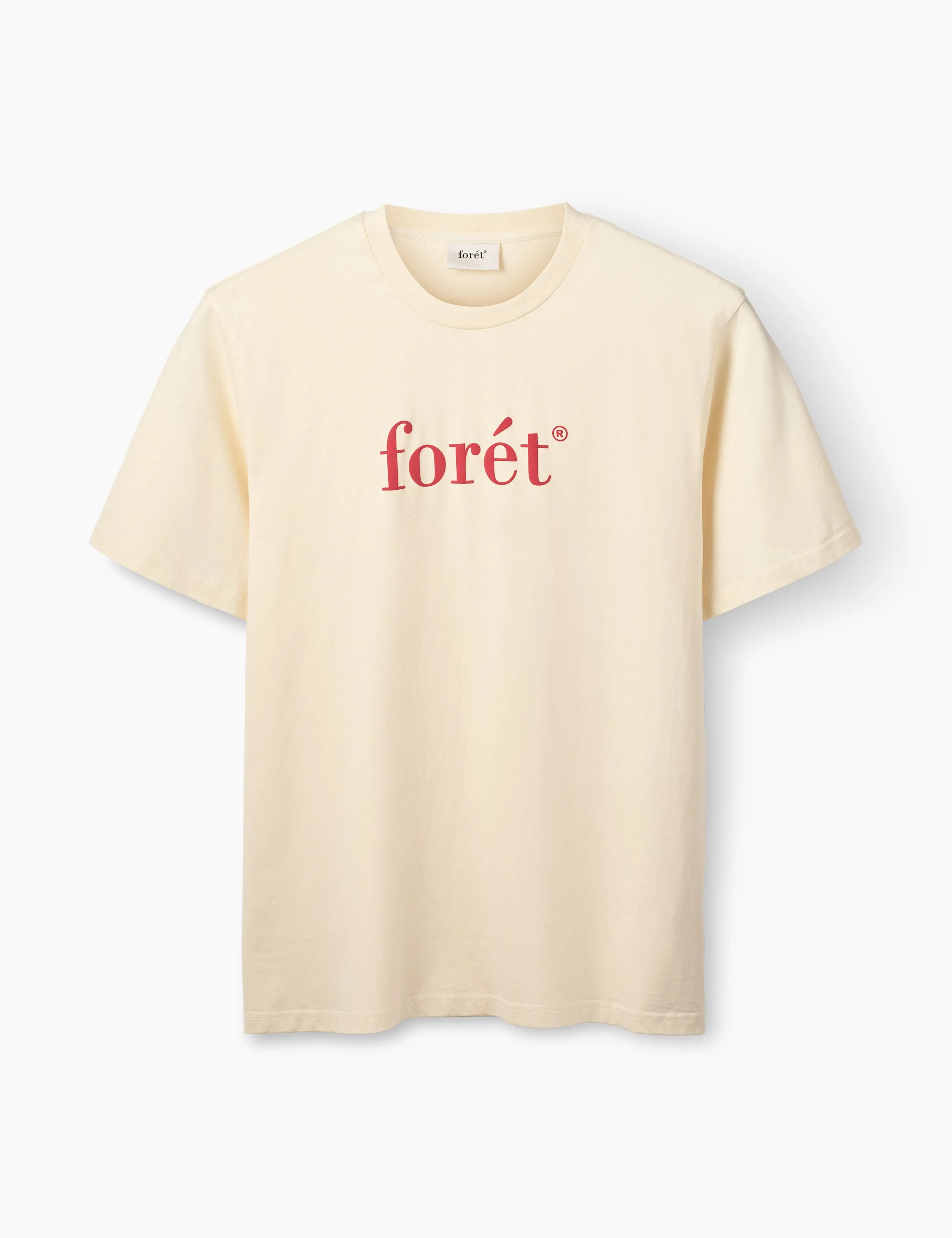 AMBER T-SHIRT - CLOUD/VINTAGE RED sold by Foret