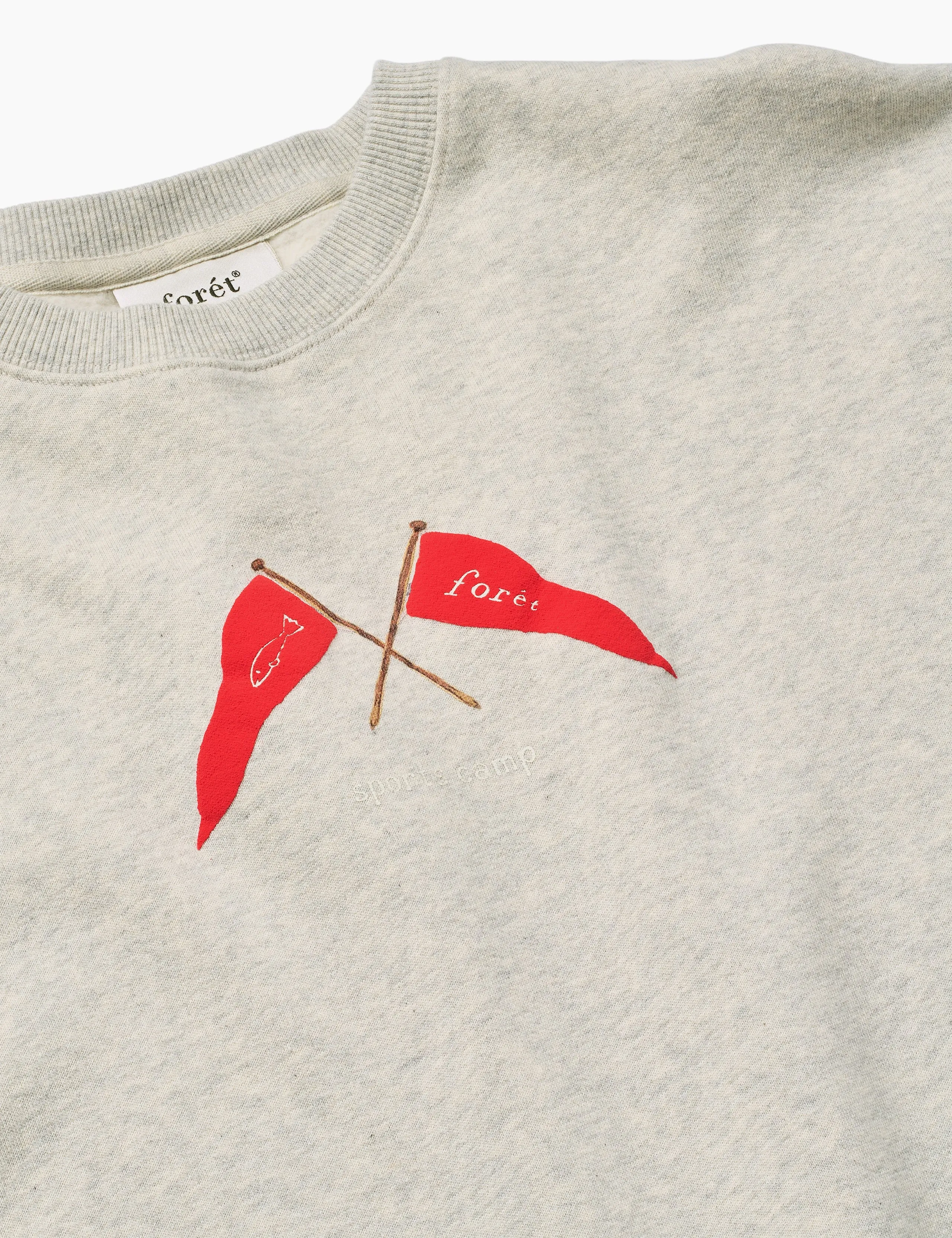 PENNANT SWEATSHIRT - SNOW MELANGE sold by Foret product image thumbnail 2