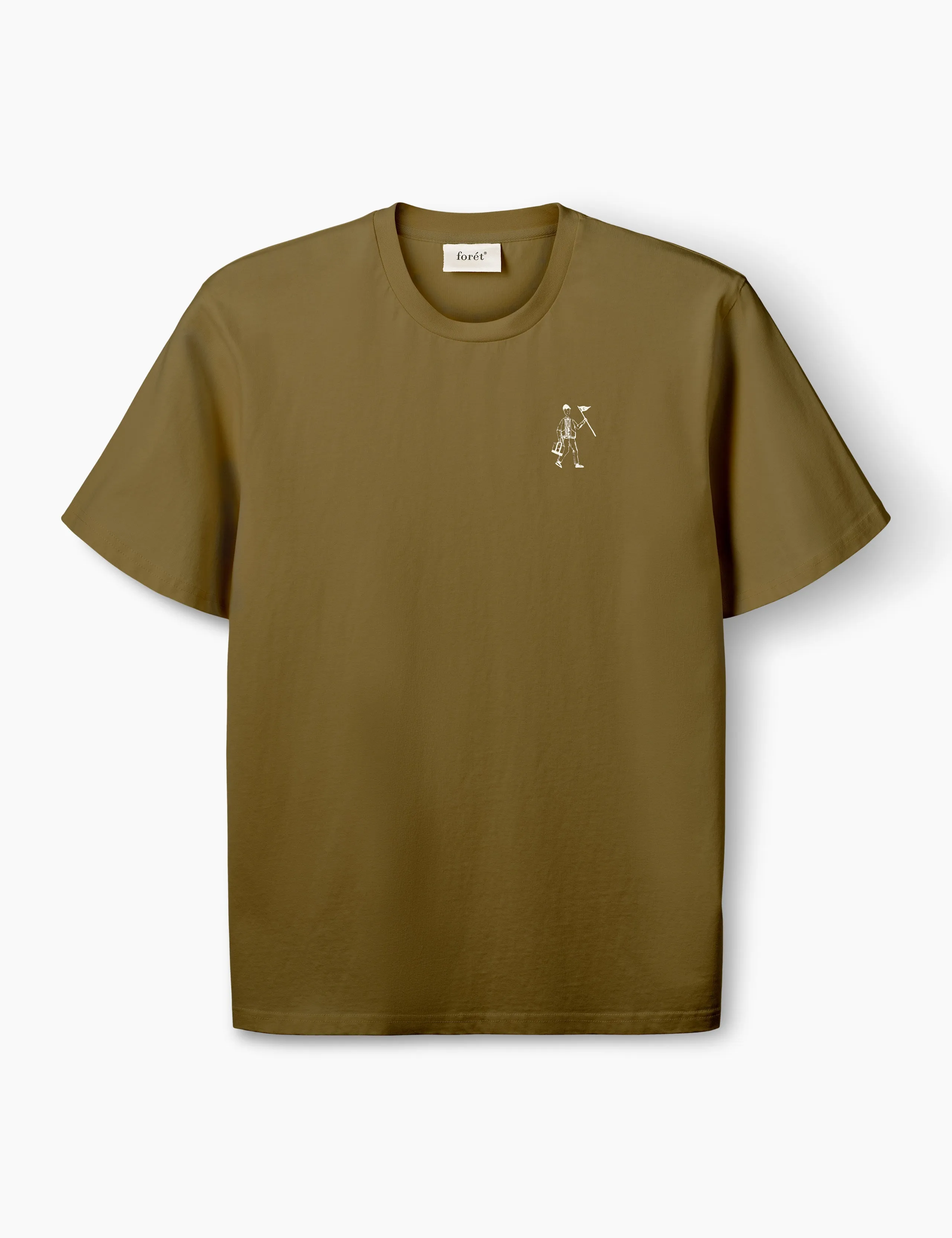 WALKER T-SHIRT - ALGAE GREEN sold by Foret