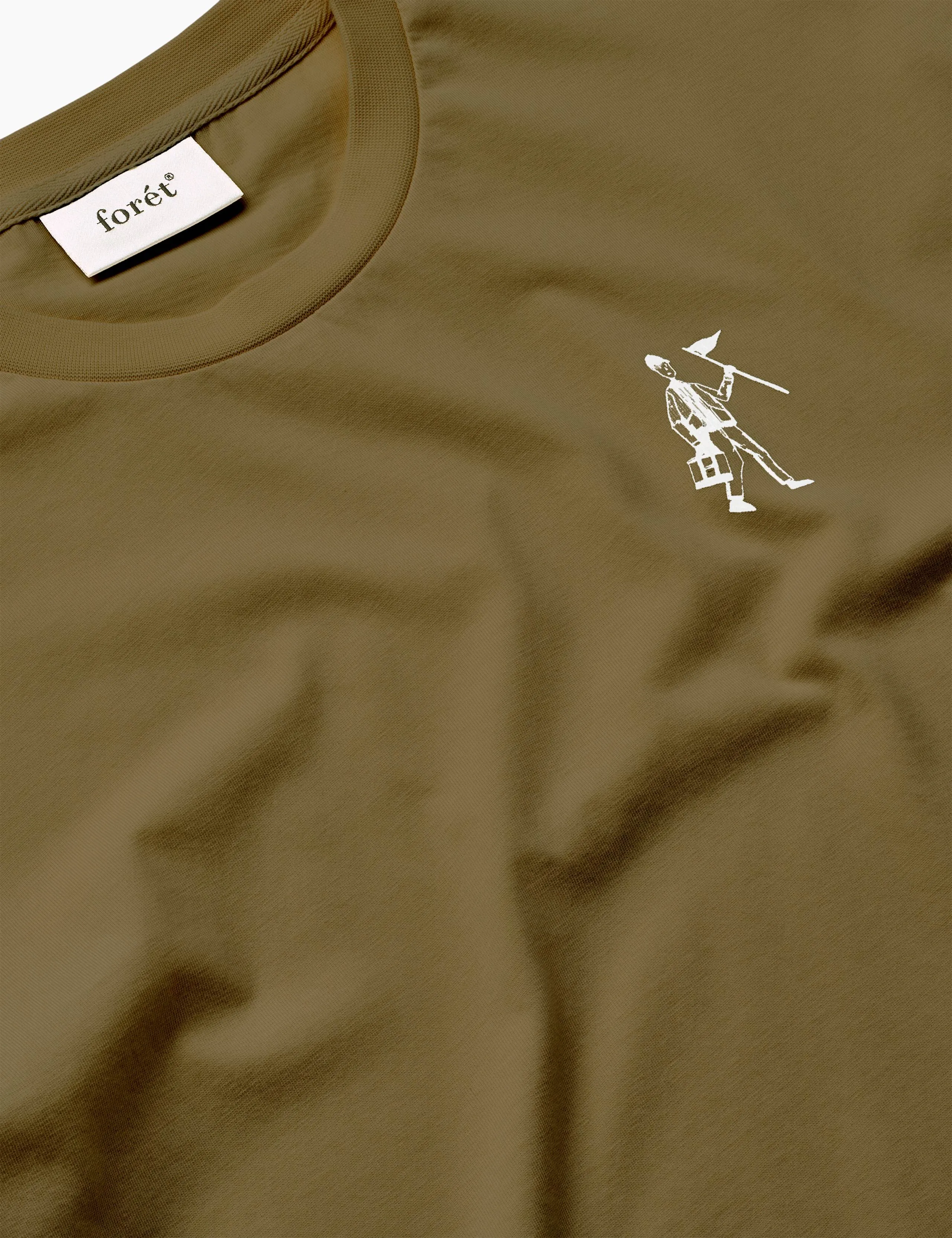WALKER T-SHIRT - ALGAE GREEN sold by Foret product image thumbnail 2
