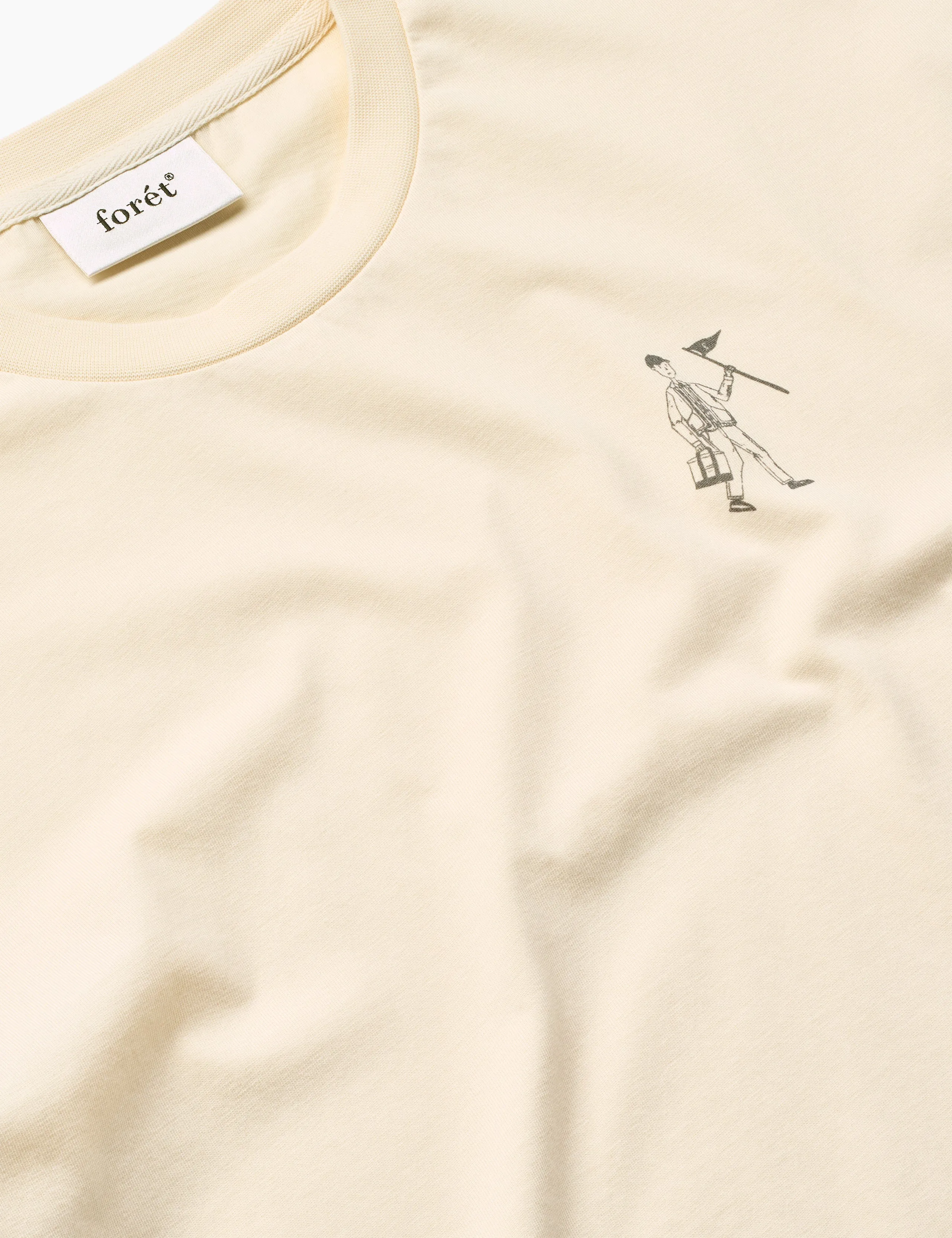 WALKER T-SHIRT - CLOUD/NAVY sold by Foret product image thumbnail 2