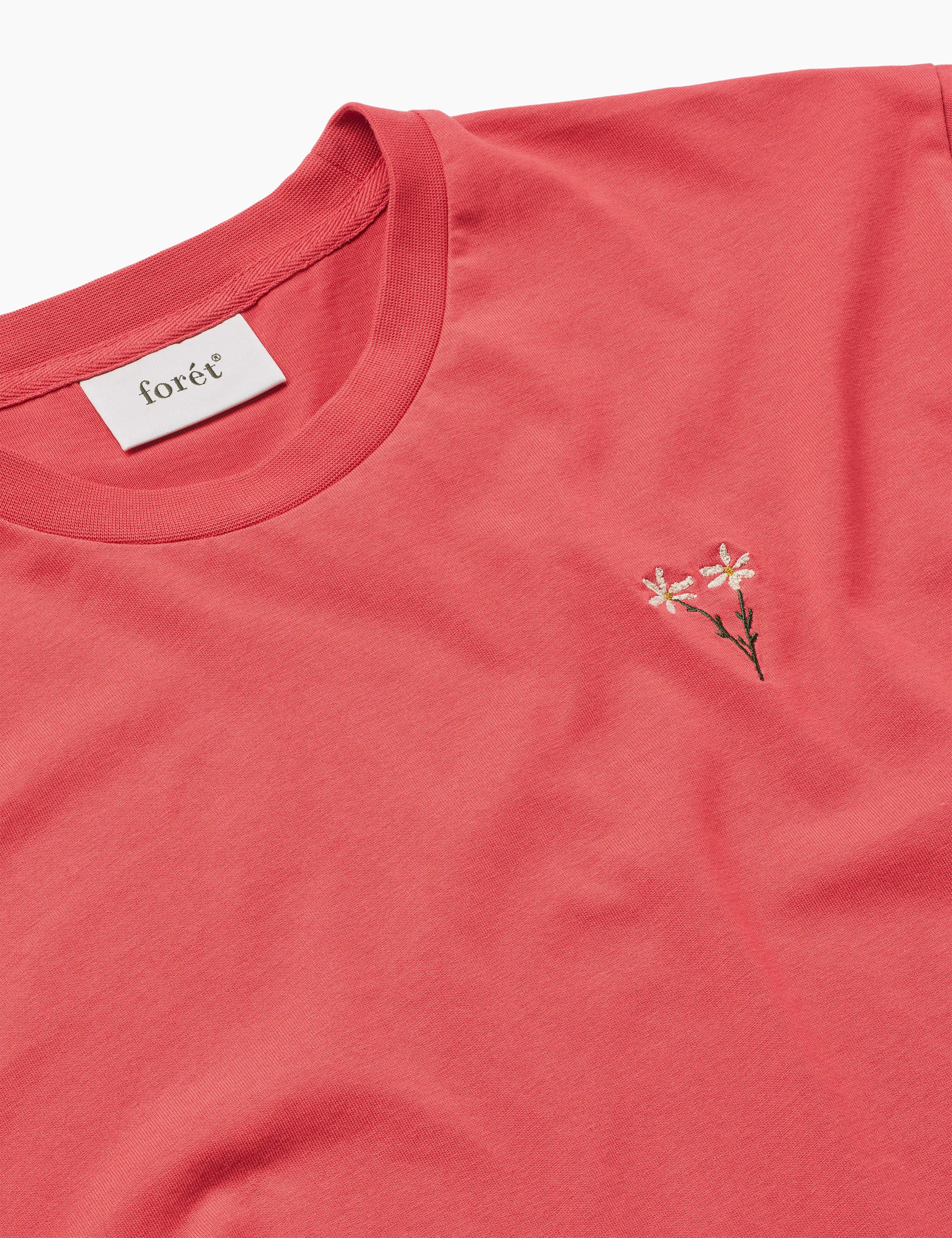 POSY T-SHIRT - VINTAGE RED sold by Foret product image thumbnail 2