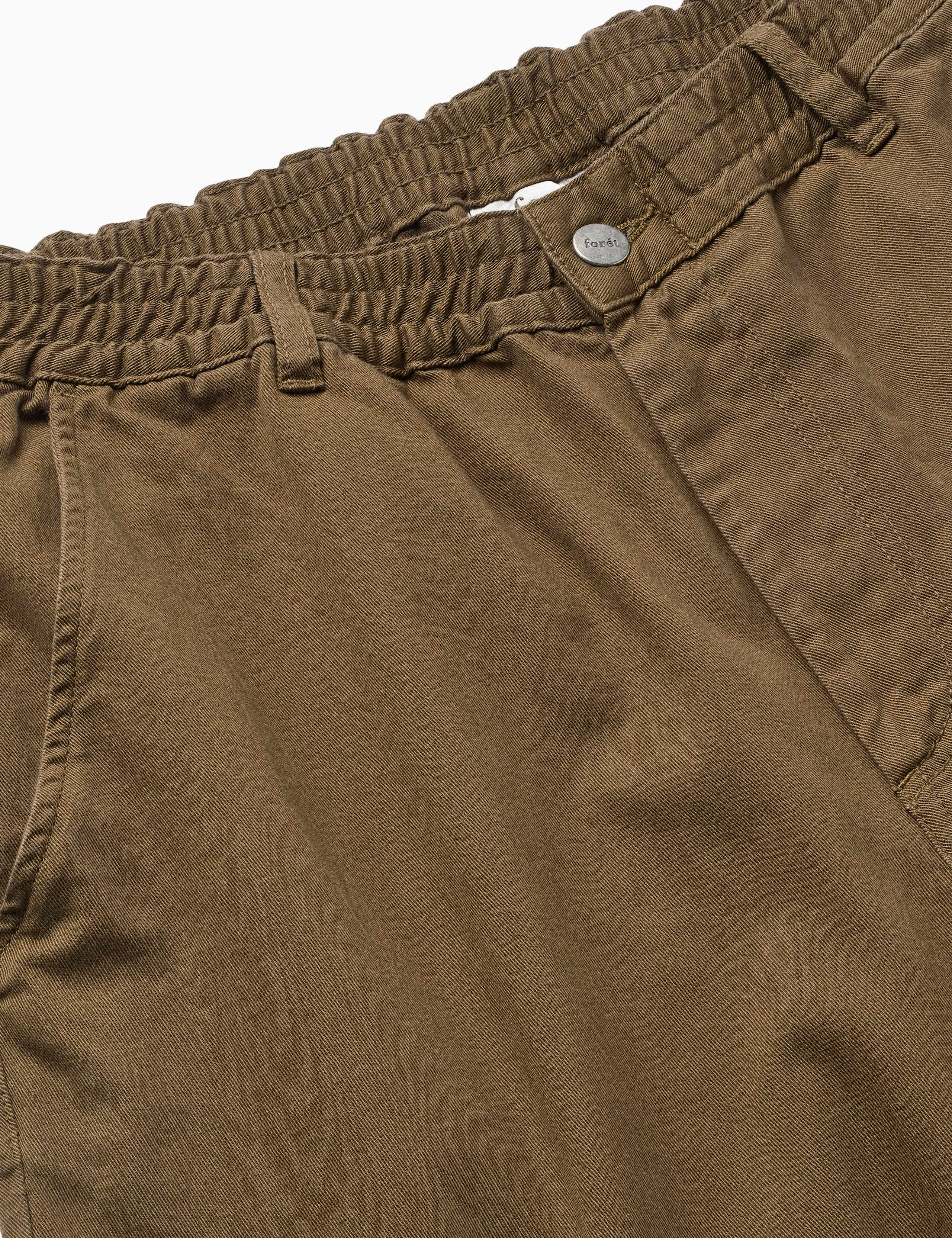 CLAY LIGHT SHORTS - ALGAE GREEN sold by Foret product image thumbnail 3