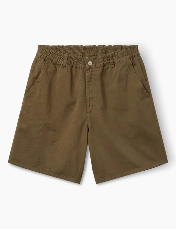 CLAY LIGHT SHORTS - ALGAE GREEN made by Foret