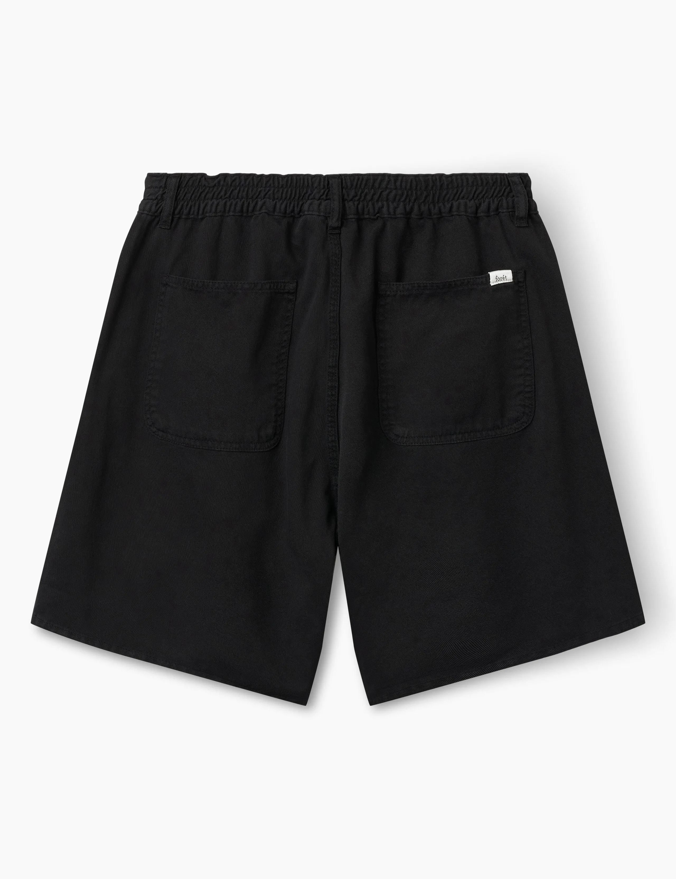 CLAY LIGHT SHORTS - BLACK sold by Foret product image thumbnail 2