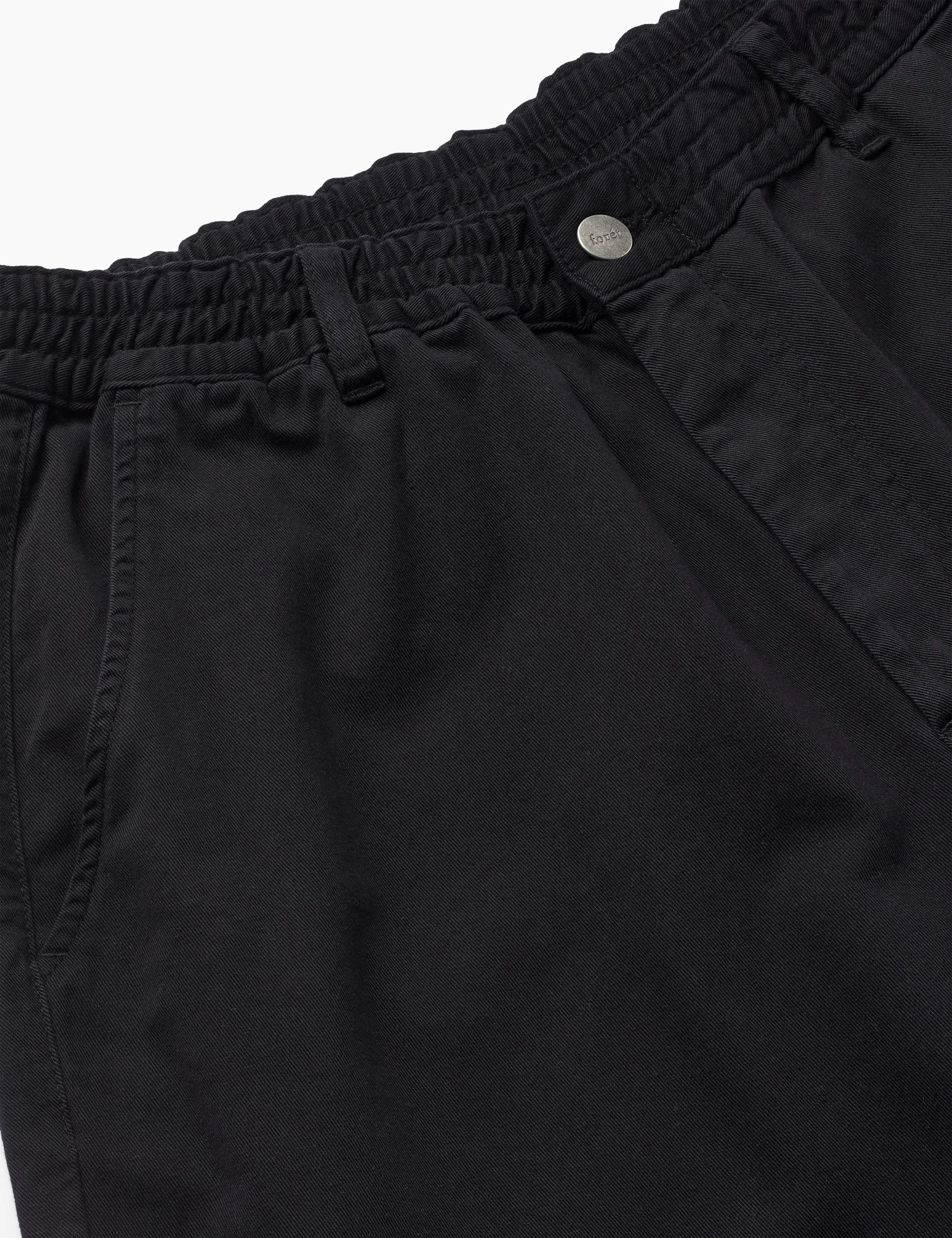 CLAY LIGHT SHORTS - BLACK sold by Foret product image thumbnail 3