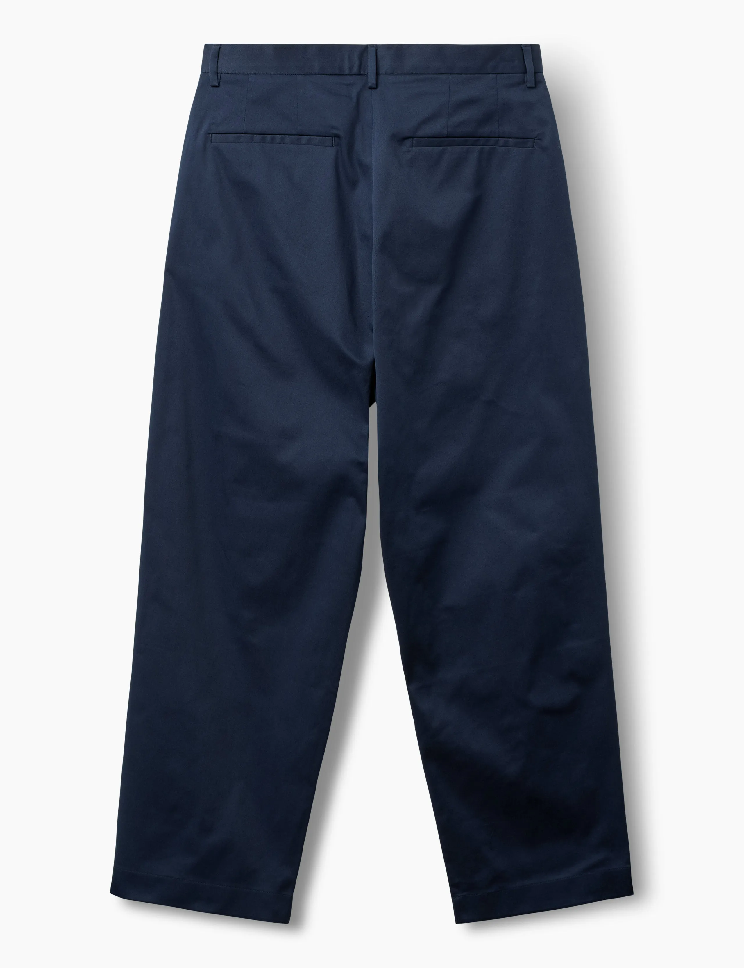 WRITER RELAXED PLEATED PANTS - NAVY sold by Foret product image thumbnail 5