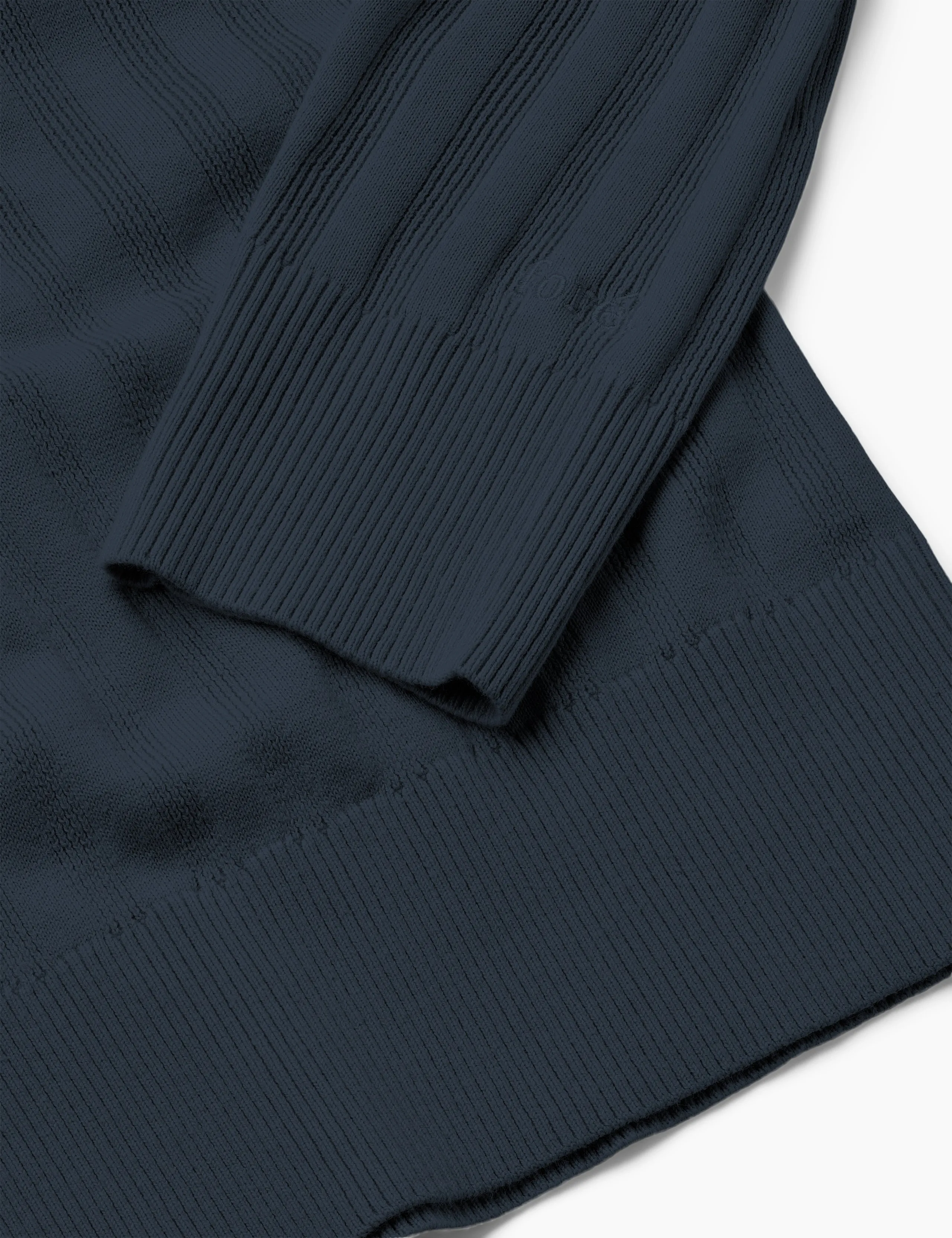 BASE COTTON LINEN POLO - NAVY sold by Foret product image thumbnail 2