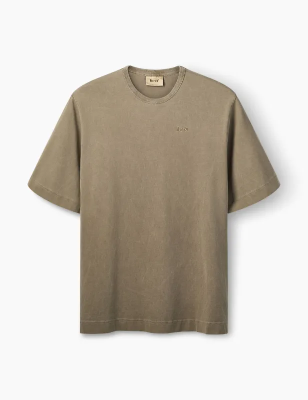 PARK RELAXED FIT T-SHIRT - STONE GREY made by Foret