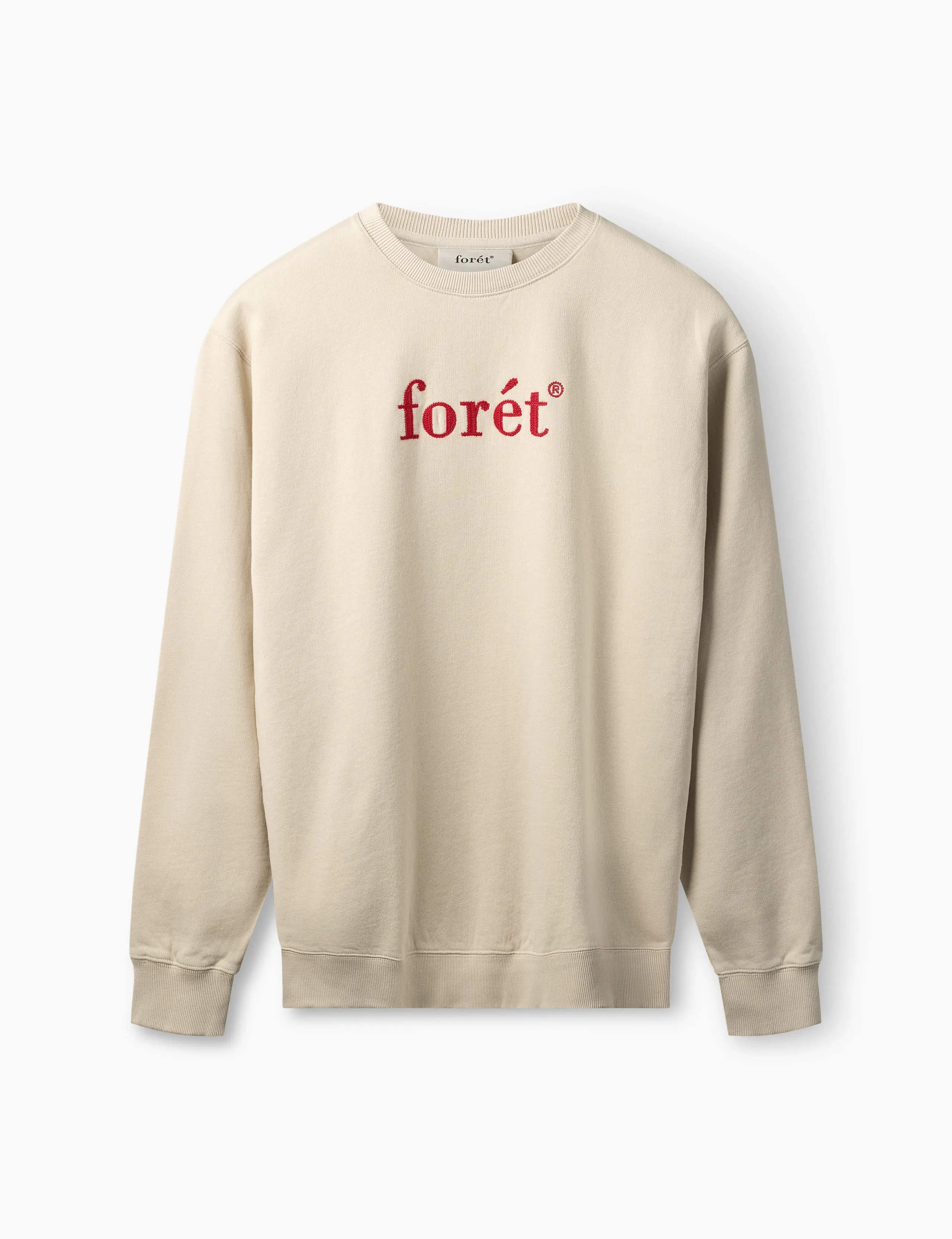 BOAT SWEATSHIRT - OAT/RED sold by Foret