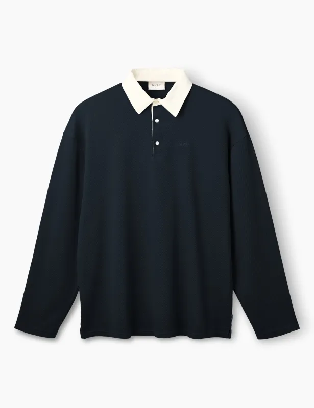 MATCH RUGBY STRUCTURED SWEATSHIRT - NAVY made by Foret