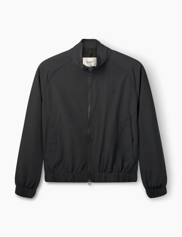STREAM TRACK JACKET - BLACK made by Foret