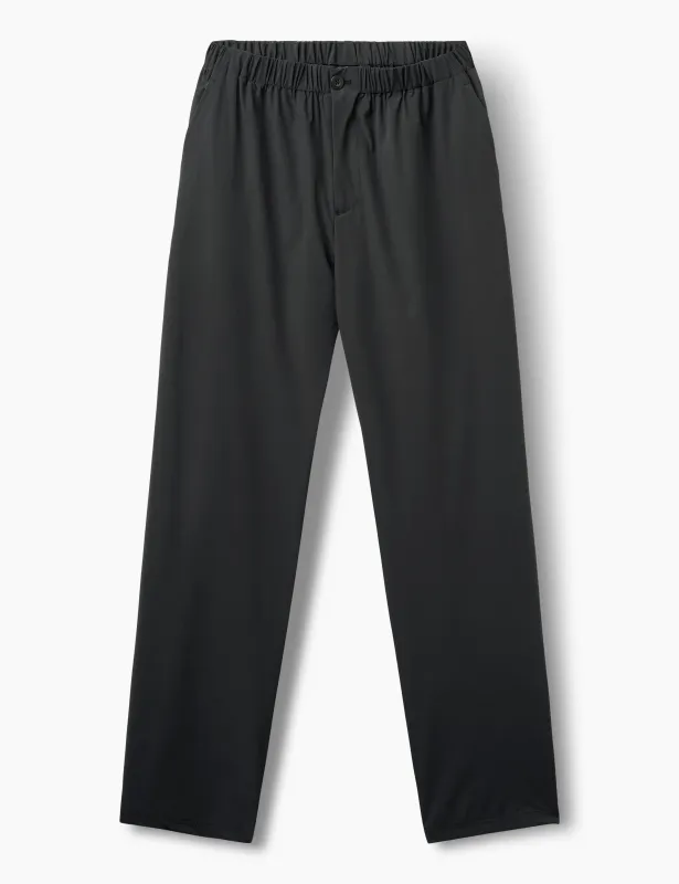 CLAY TRACK PANTS - BLACK made by Foret