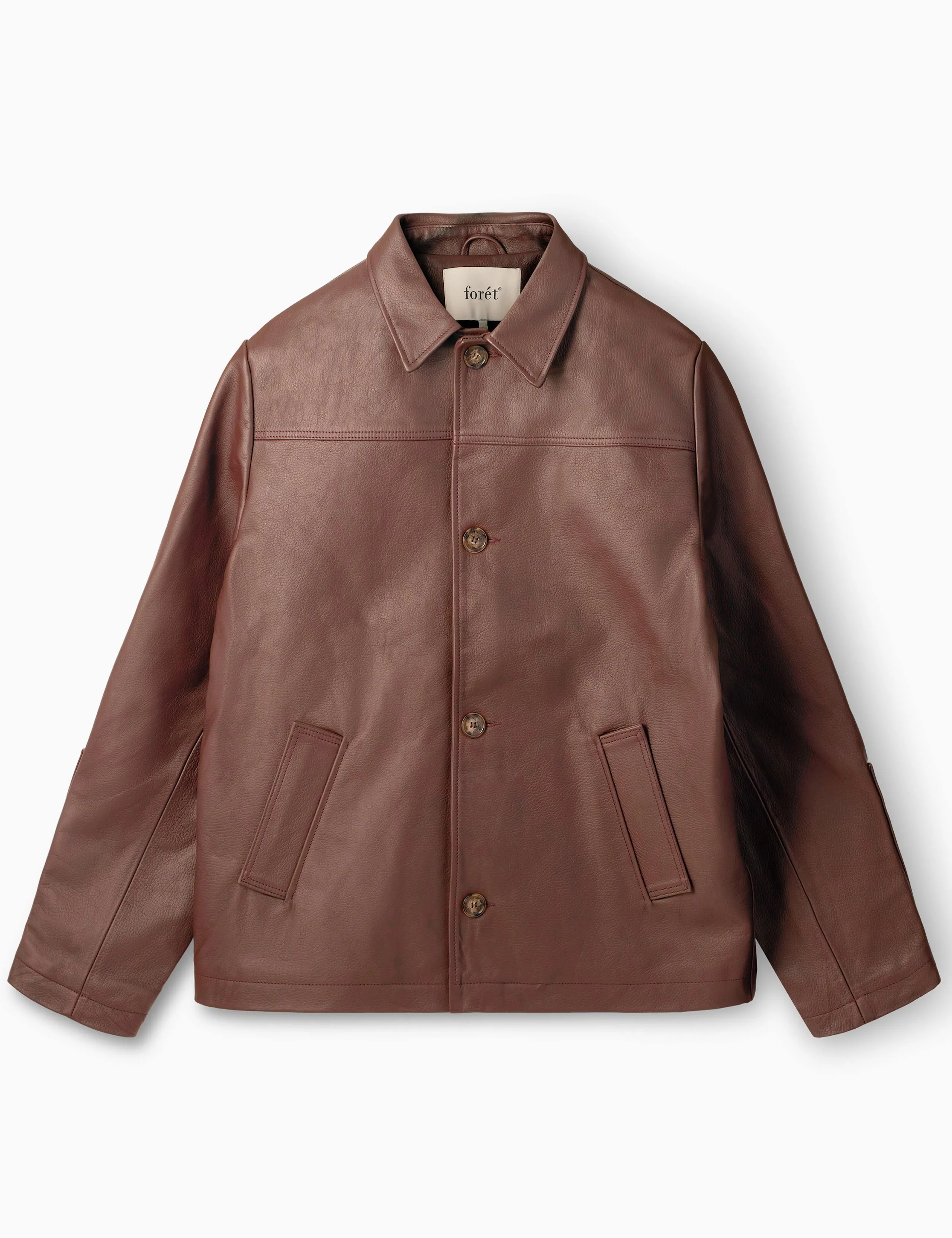 SUNRAY LEATHER JACKET - COGNAC sold by Foret