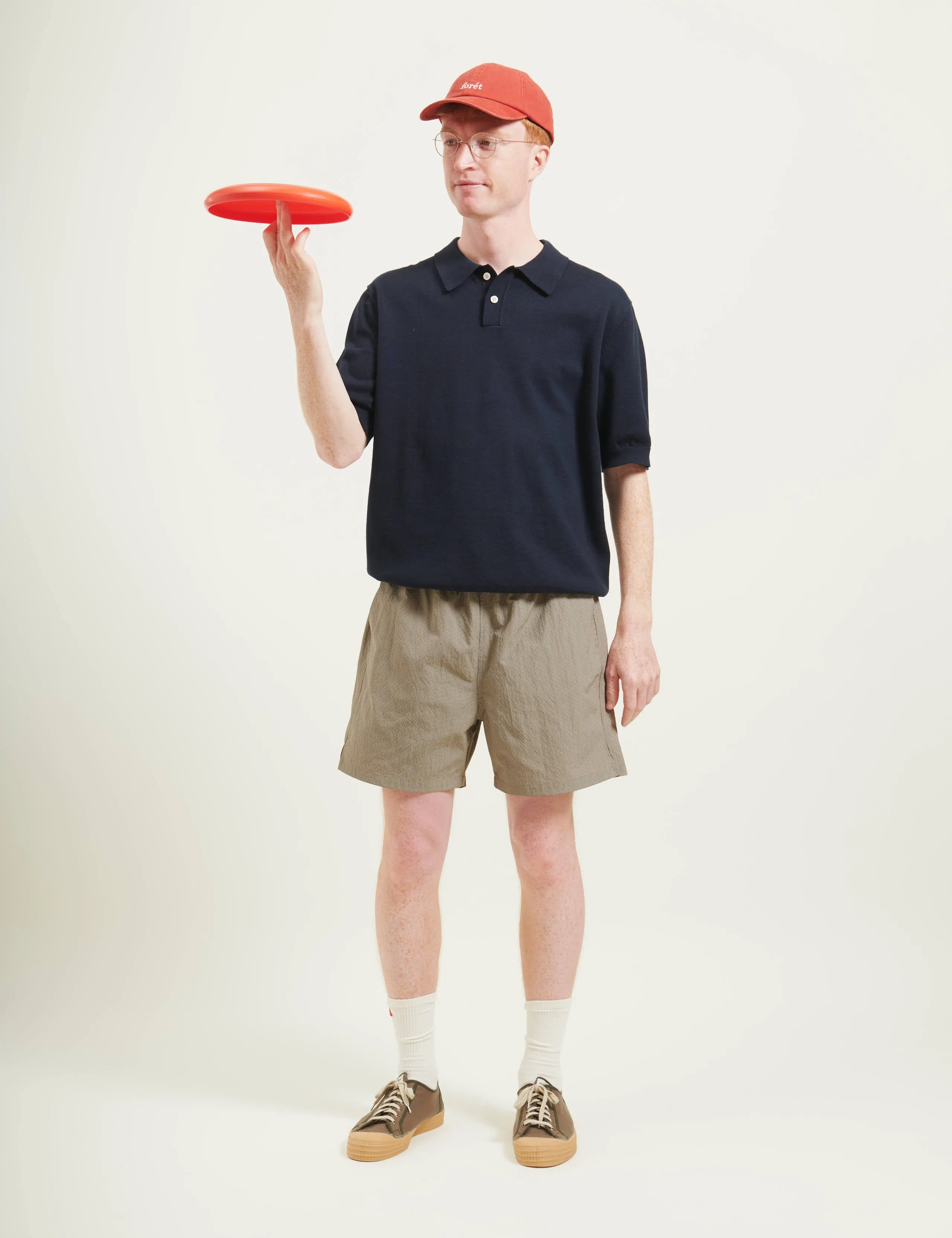 KEEL SWIM SHORTS - KHAKI CHECK sold by Foret product image thumbnail 5