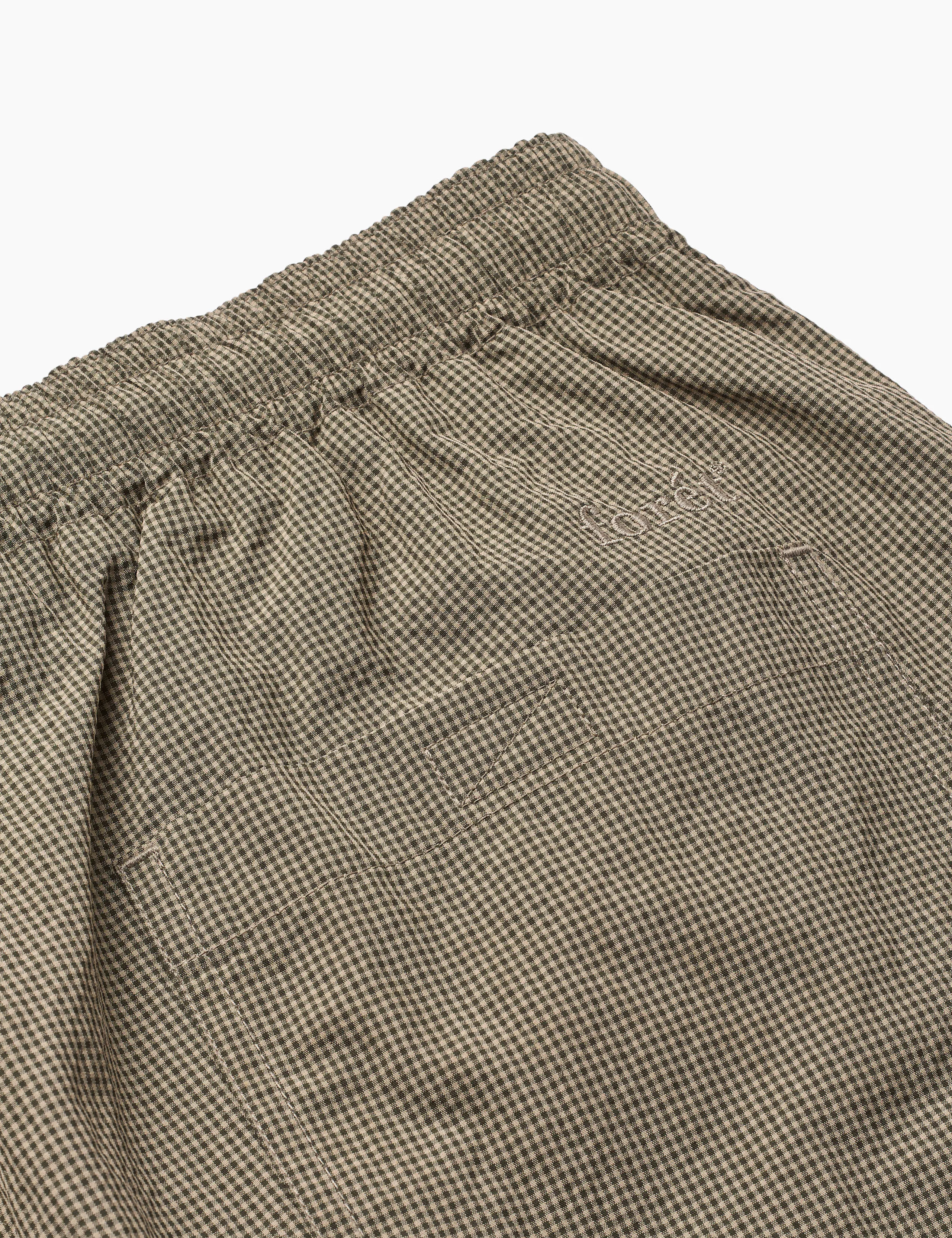KEEL SWIM SHORTS - KHAKI CHECK sold by Foret product image thumbnail 3
