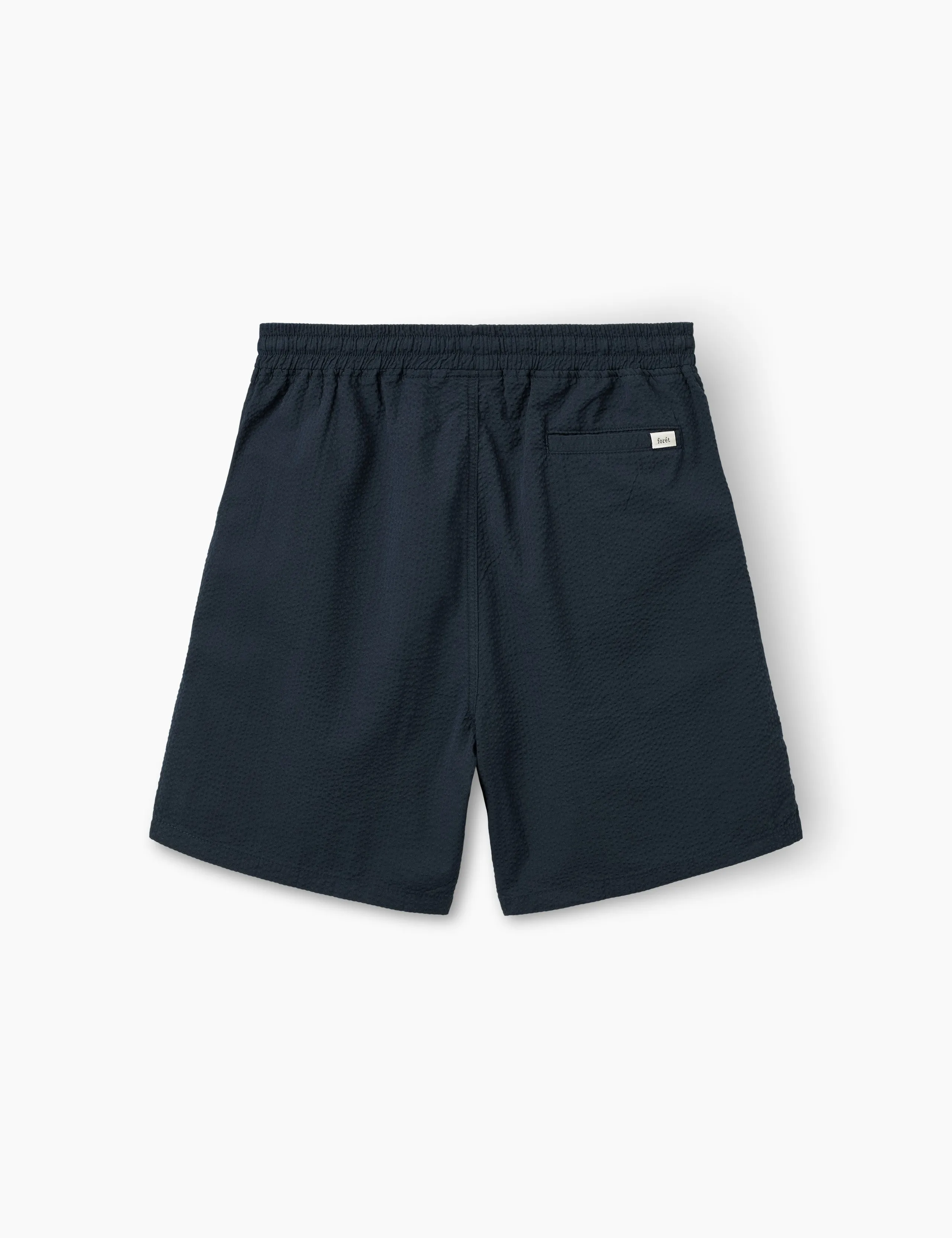HUSH SEERSUCKER SHORTS - NAVY sold by Foret product image thumbnail 2