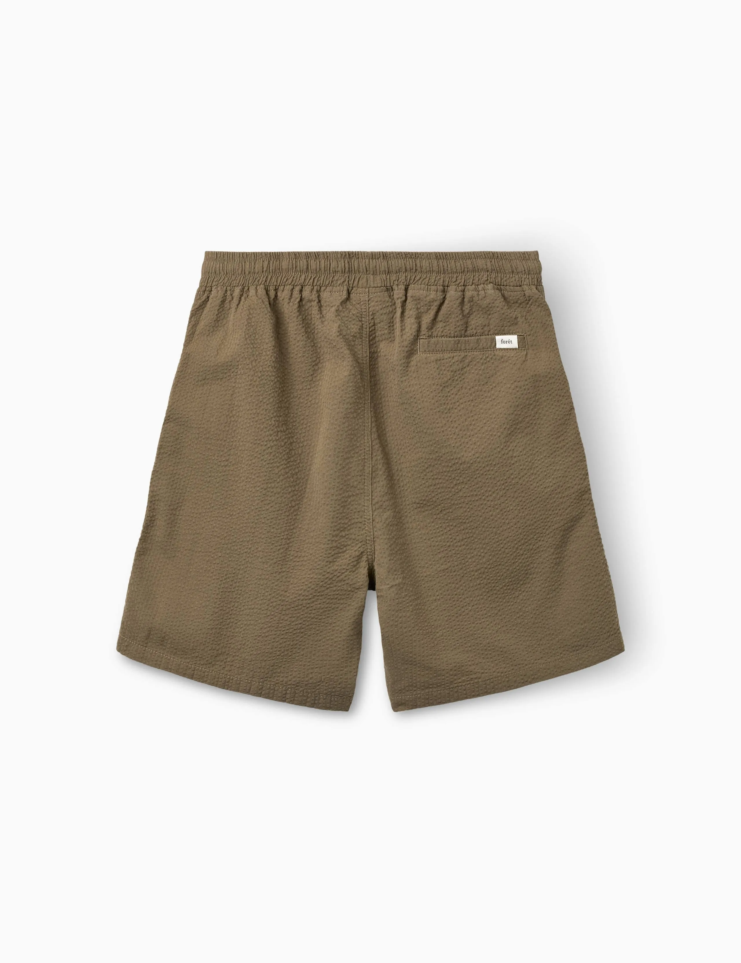 HUSH SEERSUCKER SHORTS - STONE sold by Foret product image thumbnail 2