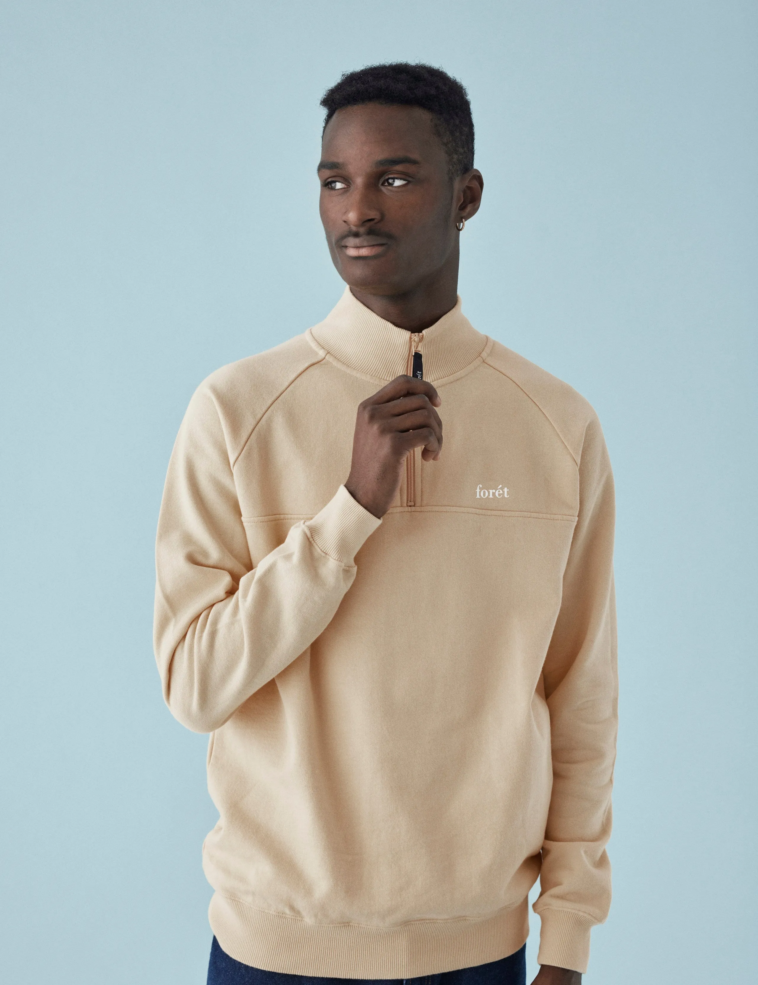 VAST HALF ZIP - KHAKI sold by Foret product image thumbnail 2