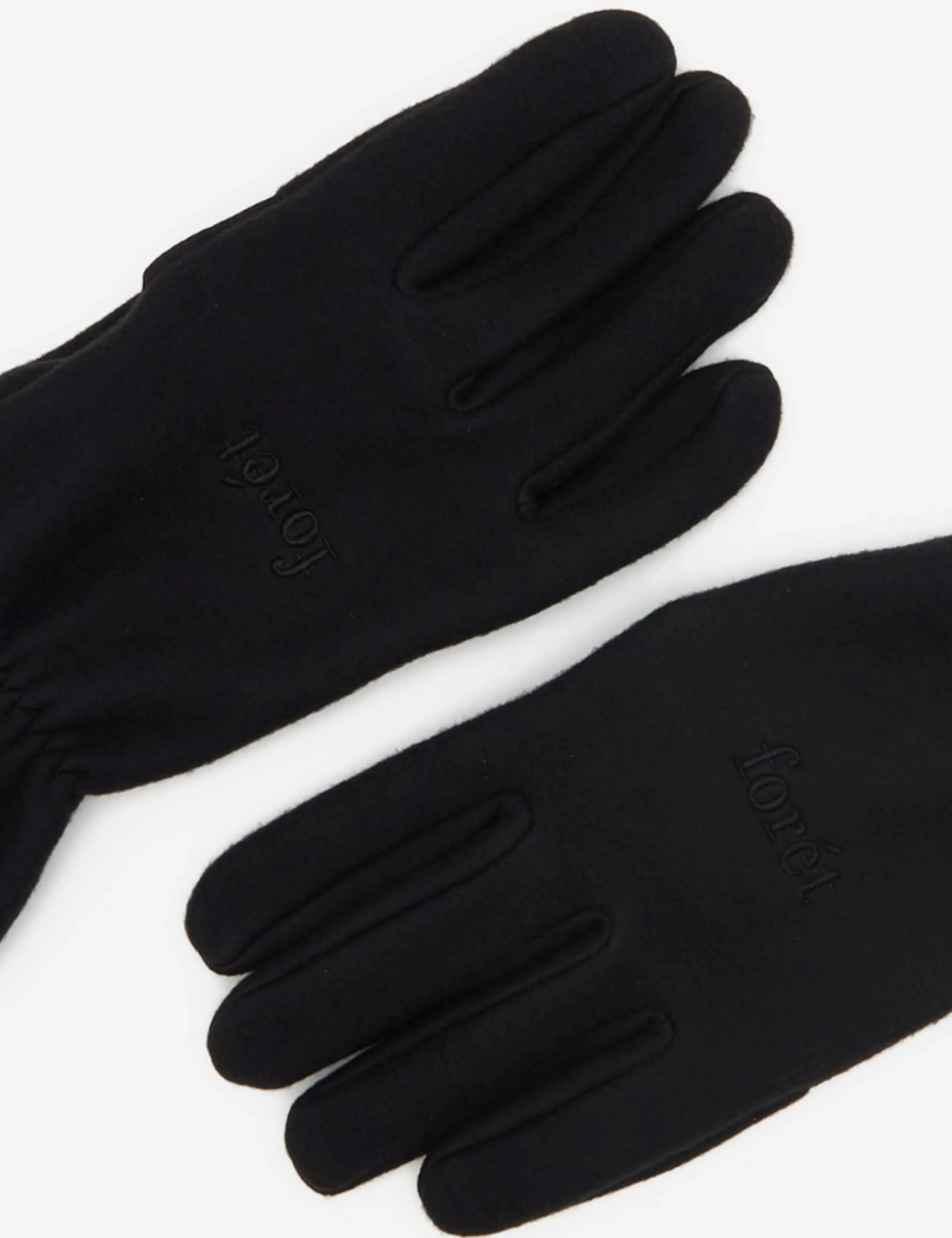 SNOWY FLEECE GLOVES - BLACK sold by Foret product image thumbnail 3