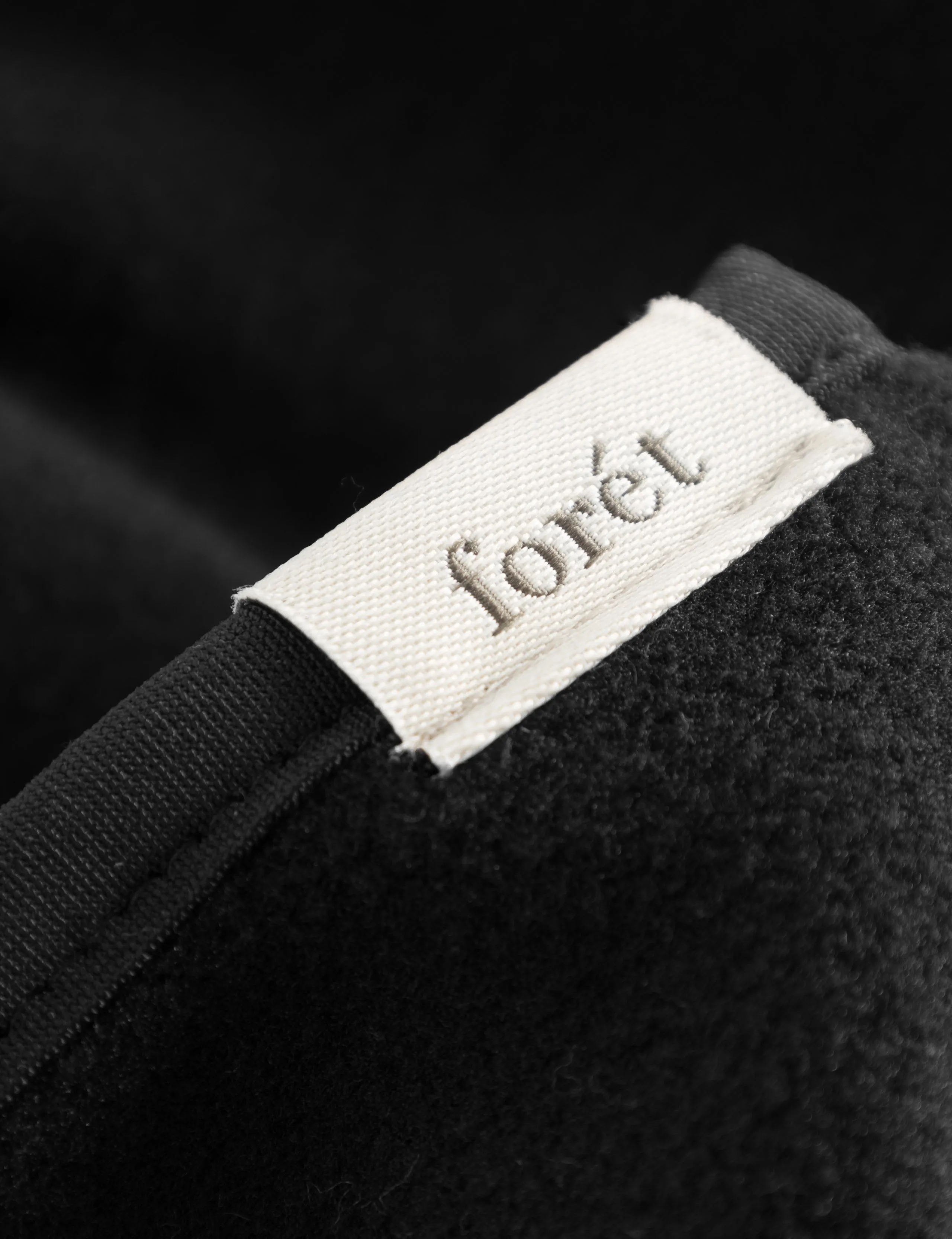 SNOWY FLEECE GLOVES - BLACK sold by Foret product image thumbnail 2