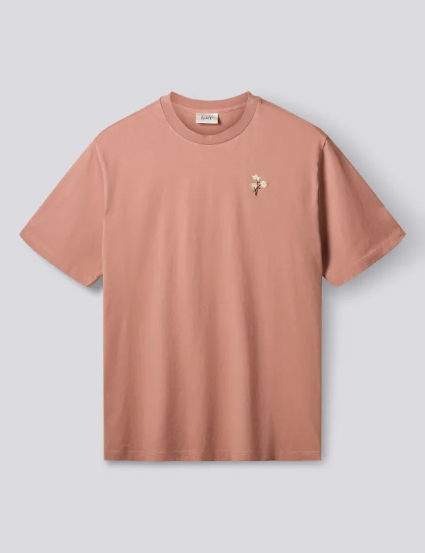 BELLIS T-SHIRT - ROSE CLAY made by Foret