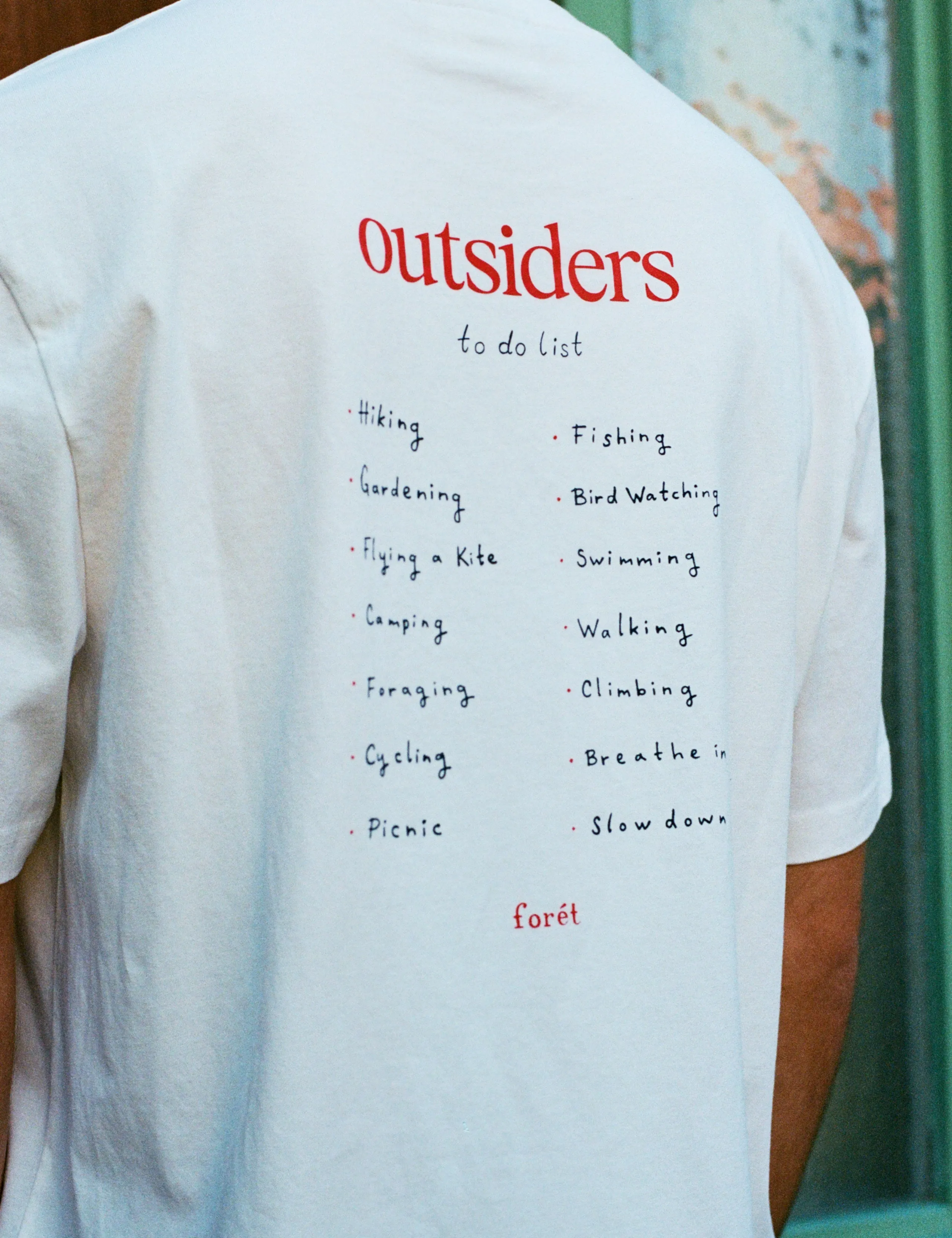 TO DO T-SHIRT - WHITE sold by Foret product image thumbnail 4