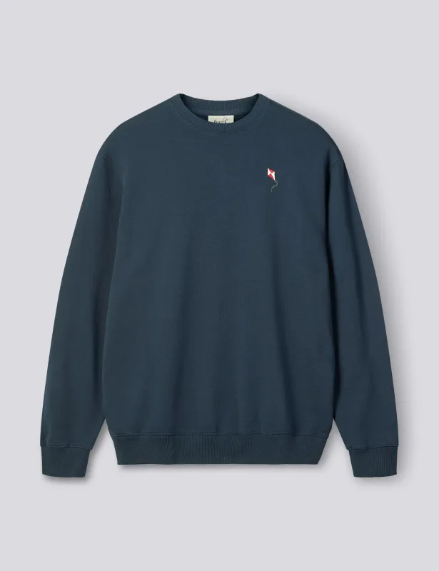 KITE SWEATSHIRT - NAVY made by Foret