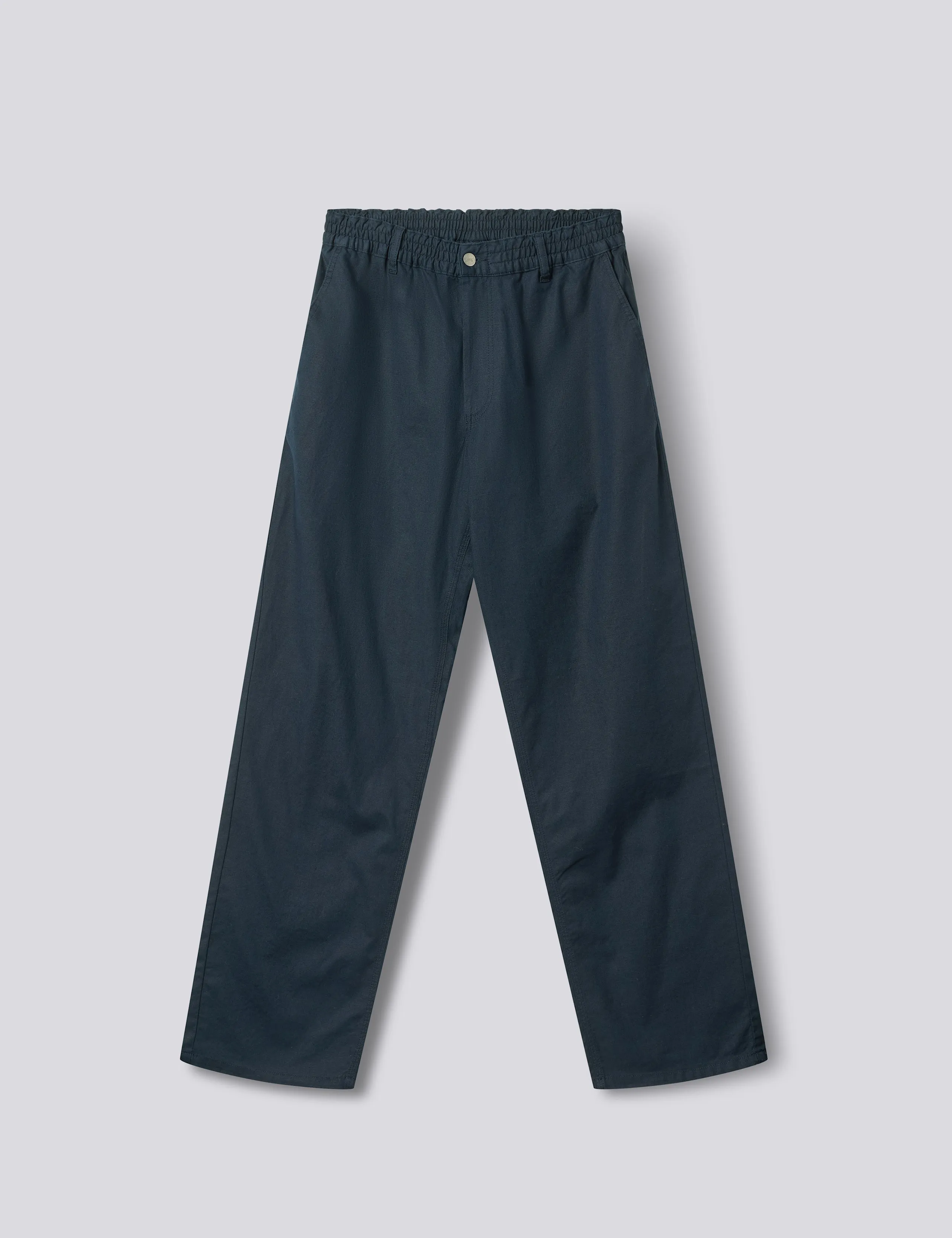 CLAY COTTON LINEN PANTS - NAVY sold by Foret