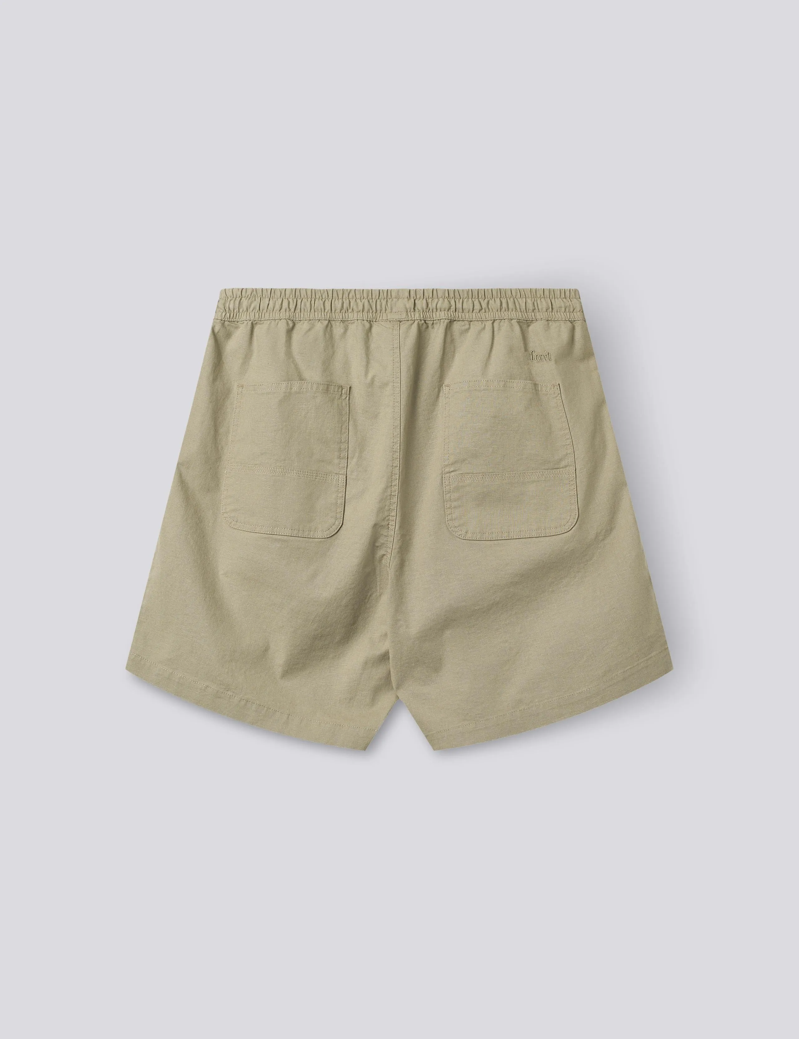 SHIFT COTTON LINEN SHORTS - LIGHT TAUPE sold by Foret product image thumbnail 2