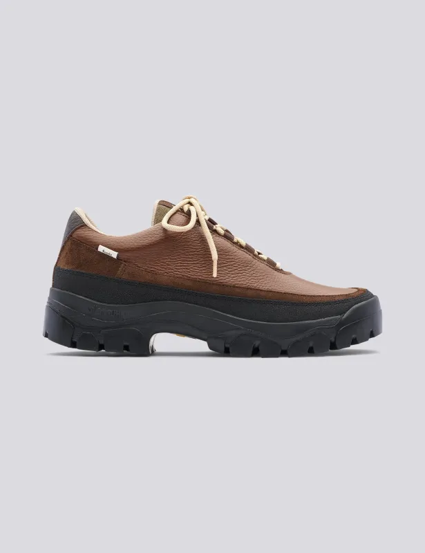 FORÉT + TARVAS EASY HIKER LEATHER - BROWN made by Foret