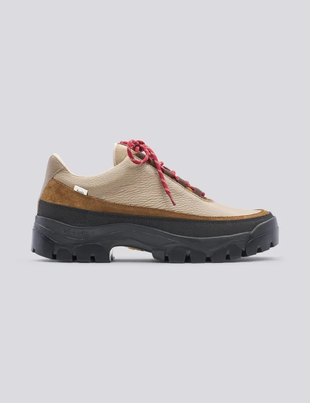 FORÉT + TARVAS EASY HIKER LEATHER - KHAKI made by Foret