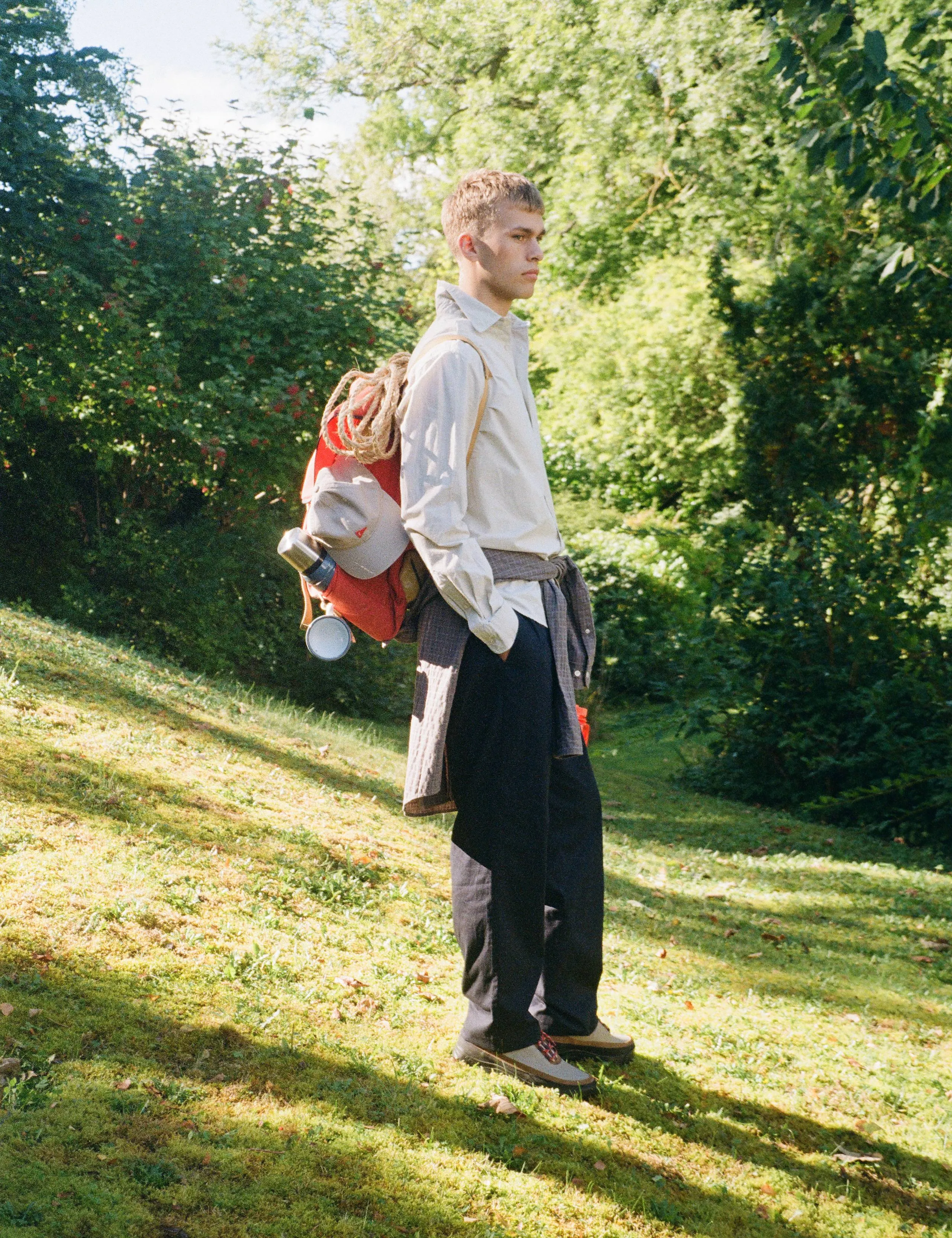 FORÉT + TARVAS EASY HIKER LEATHER - KHAKI sold by Foret product image thumbnail 4