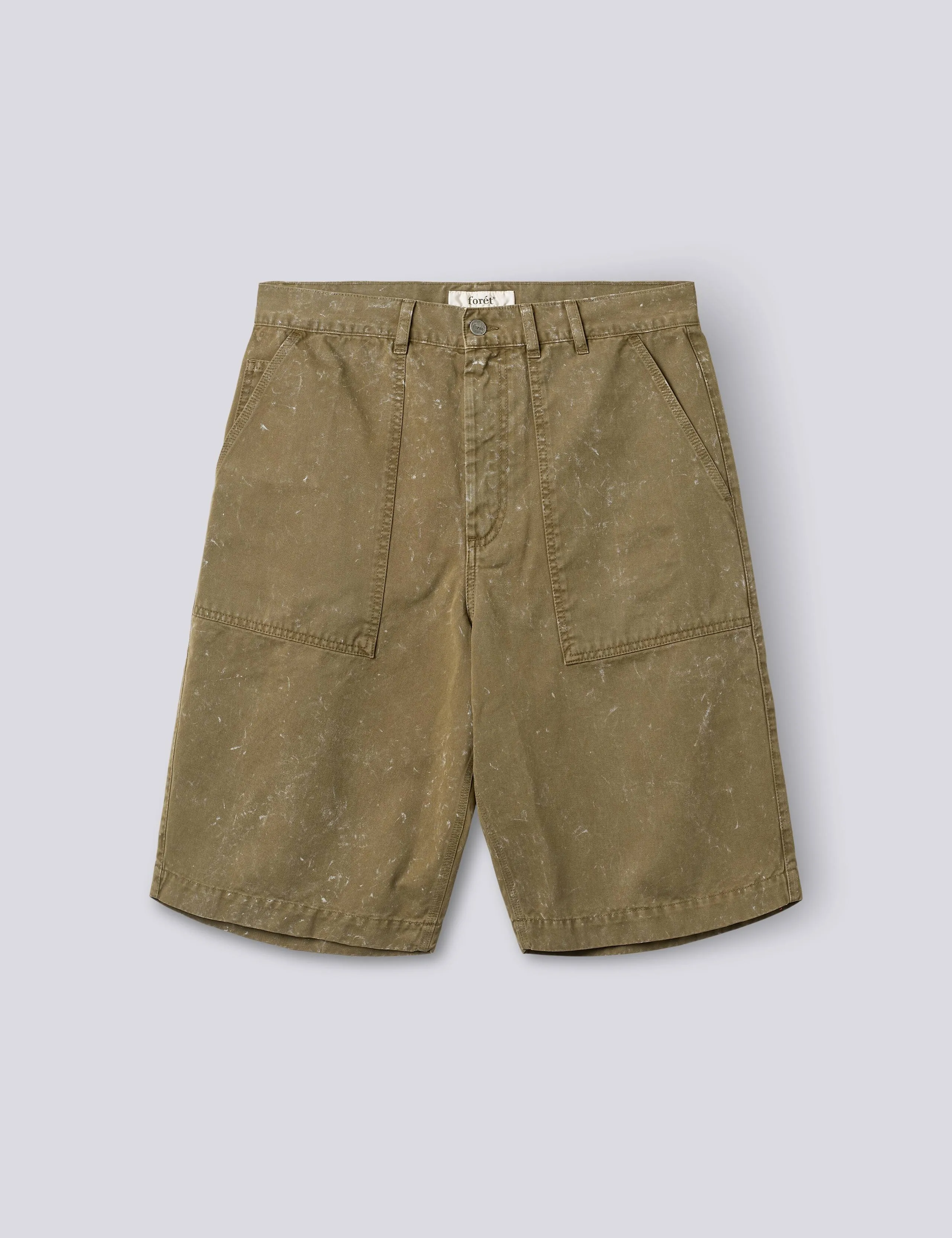 SEARCHER SHORTS - ANTIQUE ARMY sold by Foret