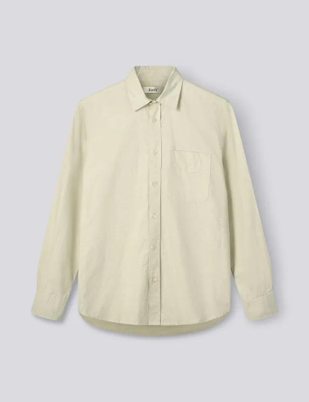 NEPS REGULAR FIT SHIRT - CHALK made by Foret