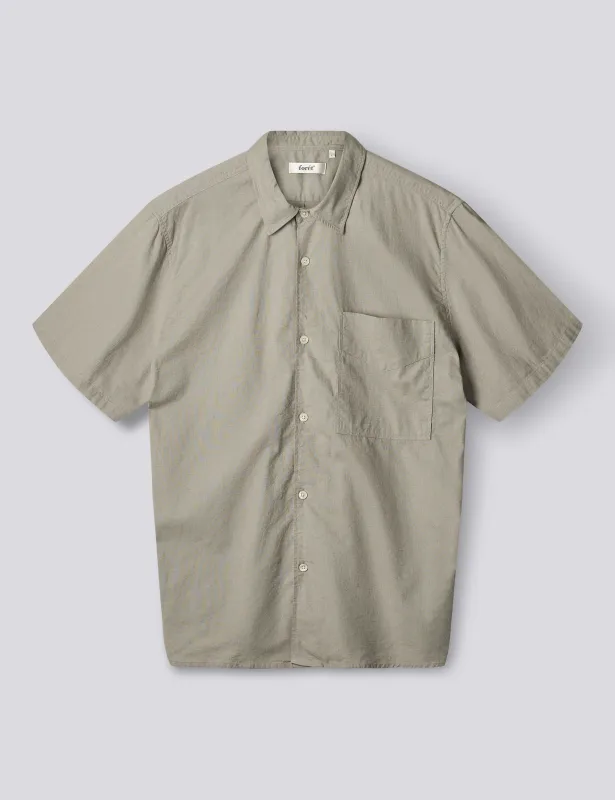 SALT SS COTTON LINEN SHIRT - SAND made by Foret