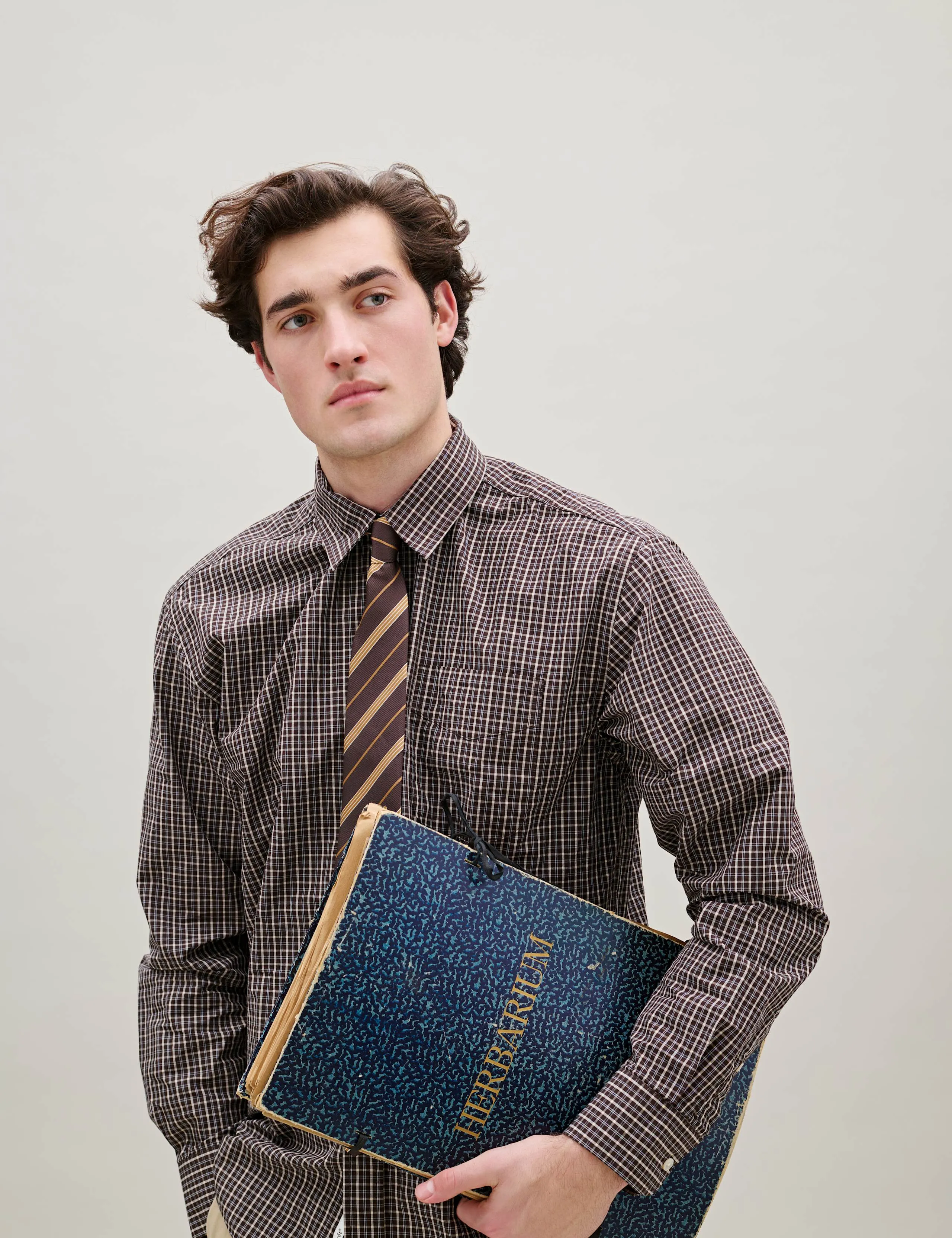 EDEN TIE - WOOD STRIPE sold by Foret product image thumbnail 3
