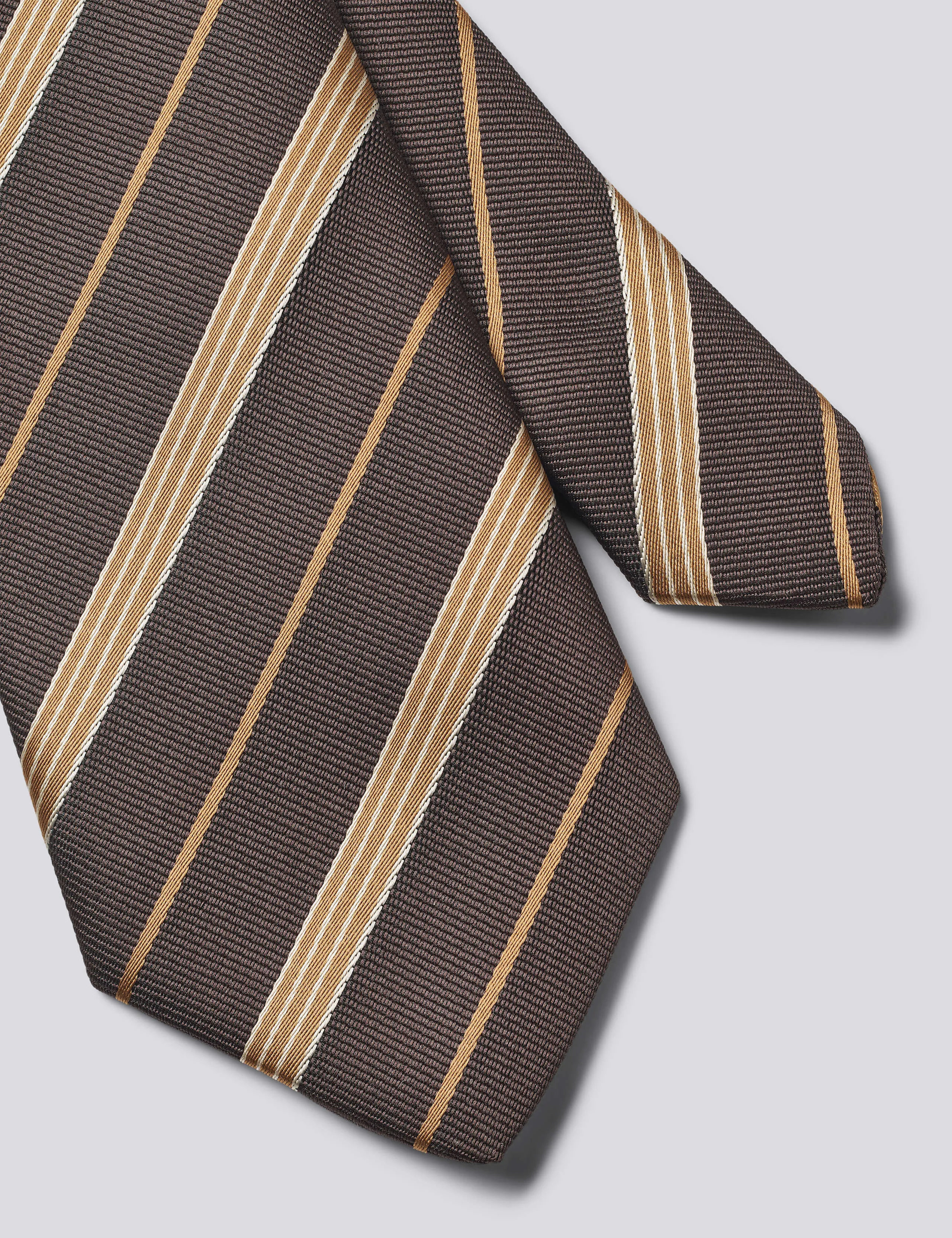 EDEN TIE - WOOD STRIPE sold by Foret product image thumbnail 4