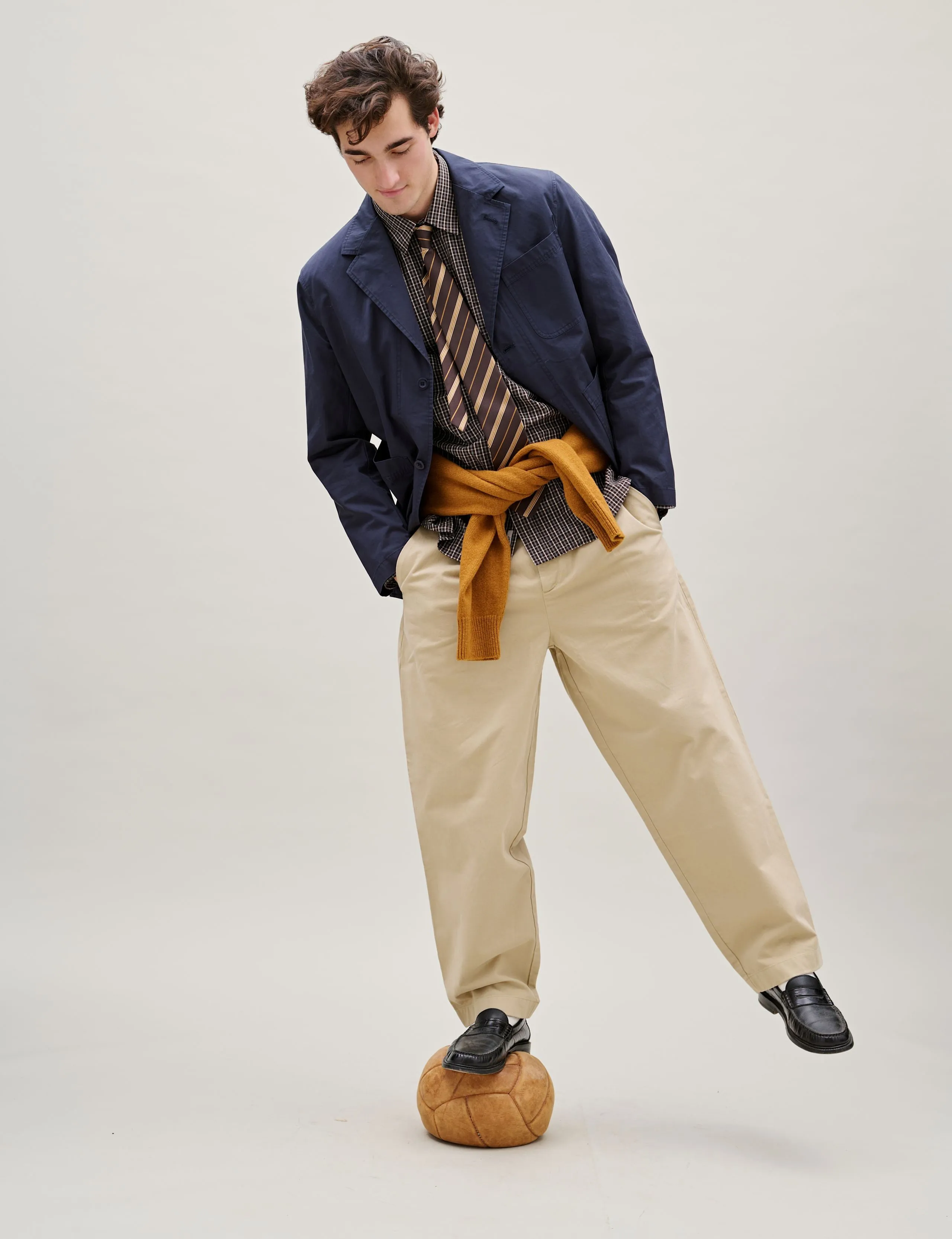 EDEN TIE - WOOD STRIPE sold by Foret product image thumbnail 2