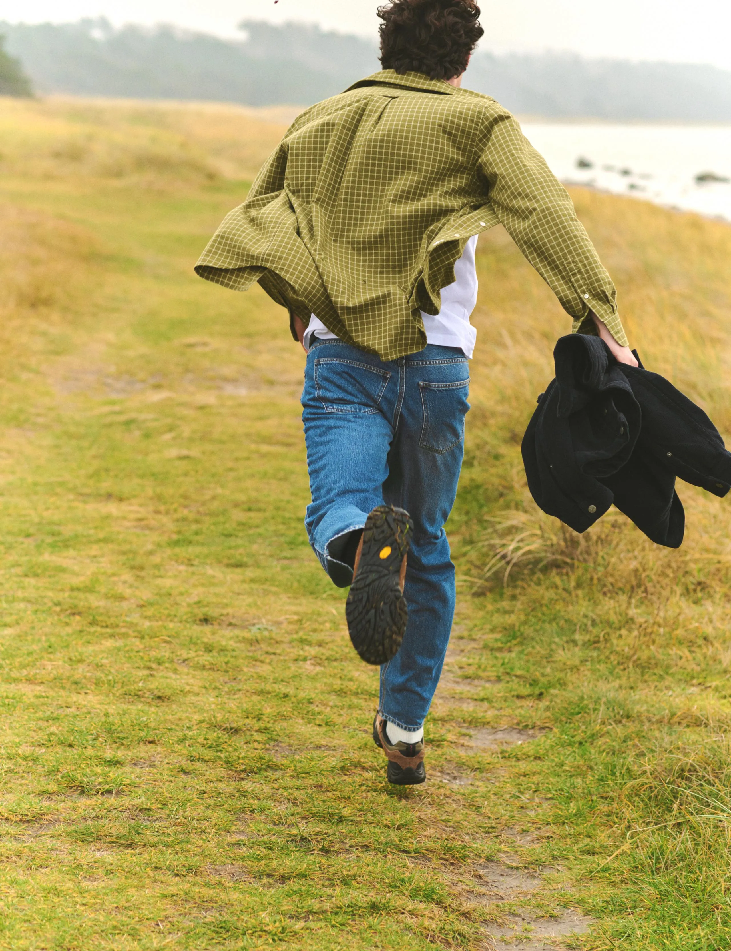RIDGE REGULAR FIT FLANNEL SHIRT - THYME CHECK sold by Foret product image thumbnail 3