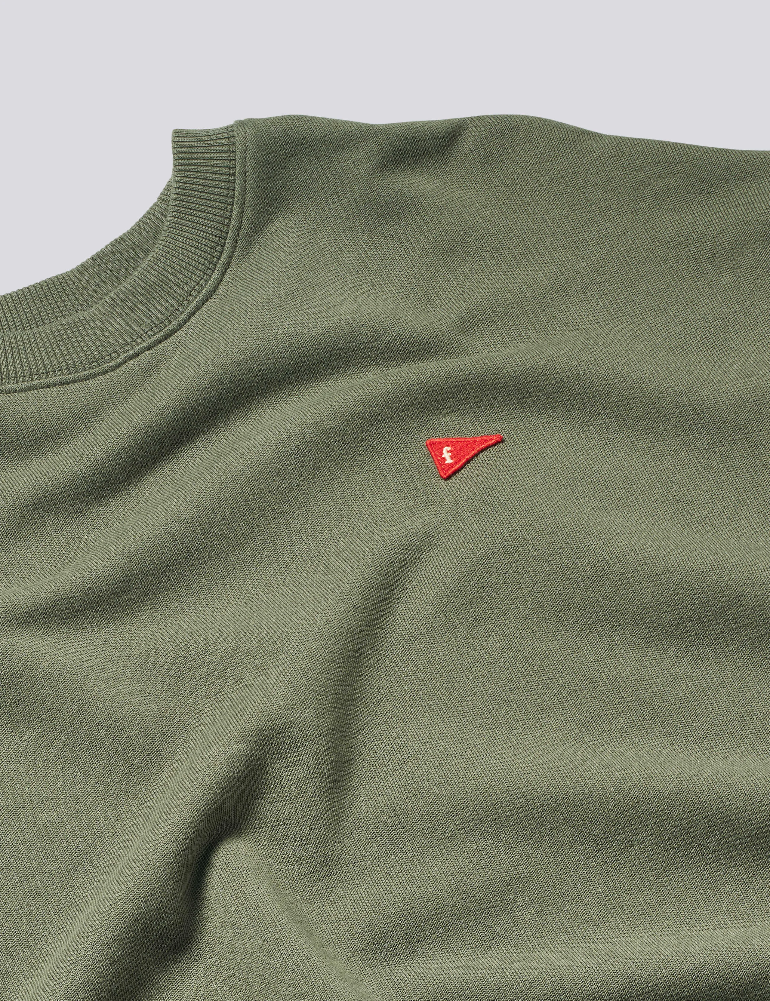 FLAG SWEATSHIRT - THYME sold by Foret product image thumbnail 2