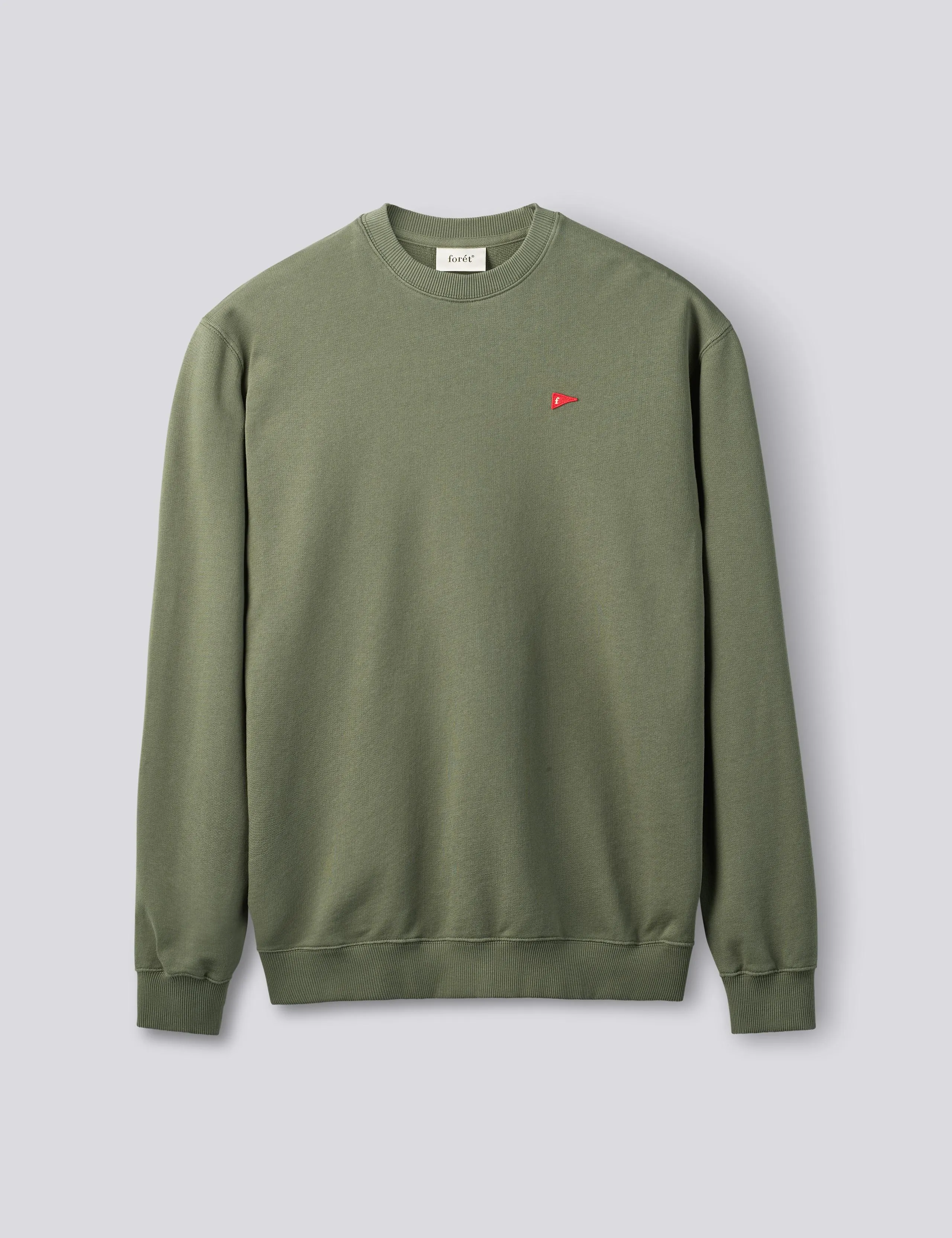 FLAG SWEATSHIRT - THYME sold by Foret