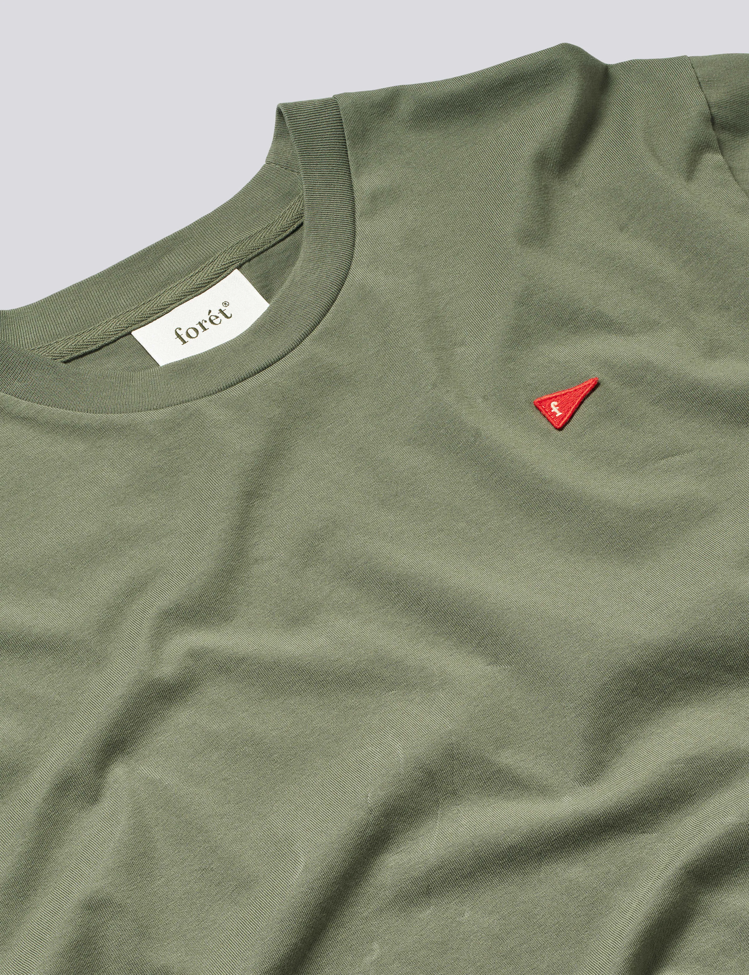 FLAG T-SHIRT - THYME sold by Foret product image thumbnail 2