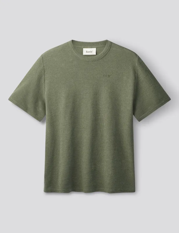FIR T-SHIRT - THYME made by Foret