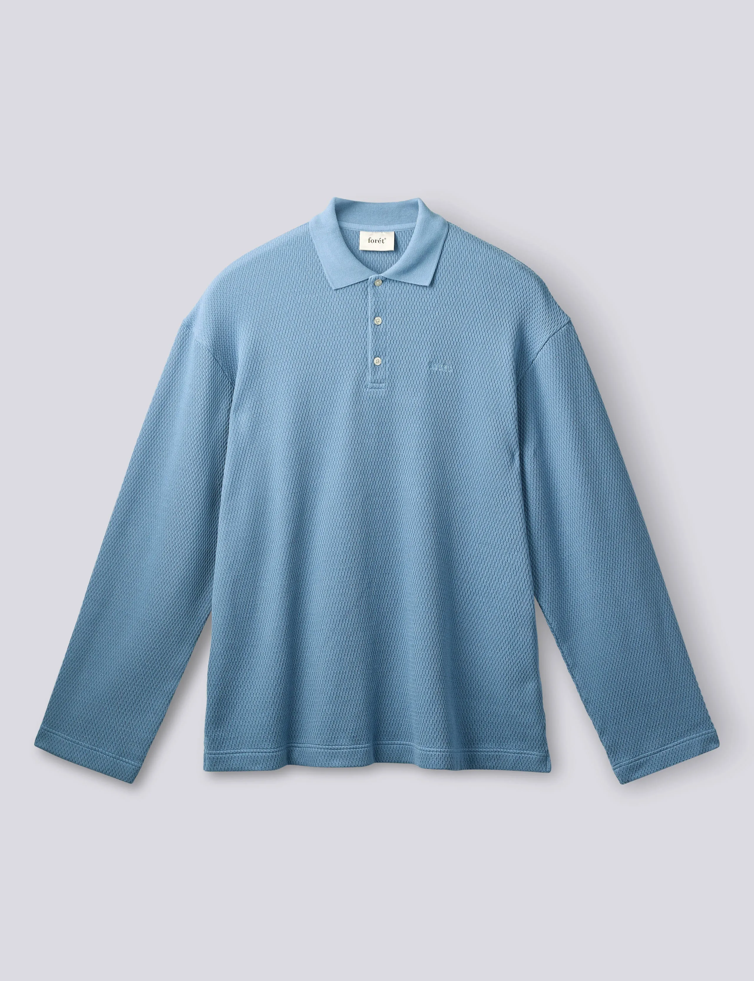 HERB POLO SWEATSHIRT - FORMAL BLUE sold by Foret